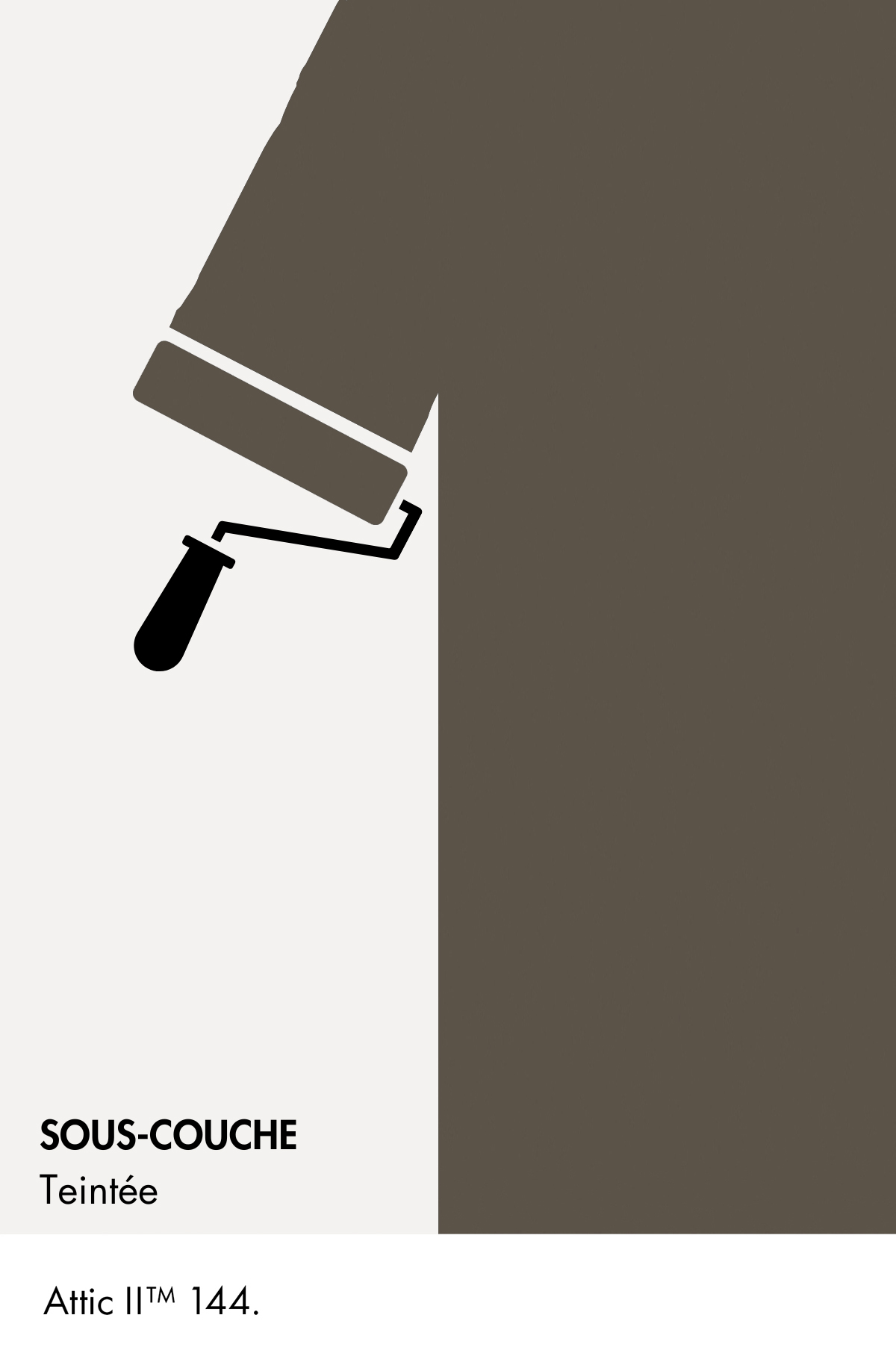 Sous-couche teintée Attic II n°144 Intelligent ASP (All Surface Primer) 1 litre