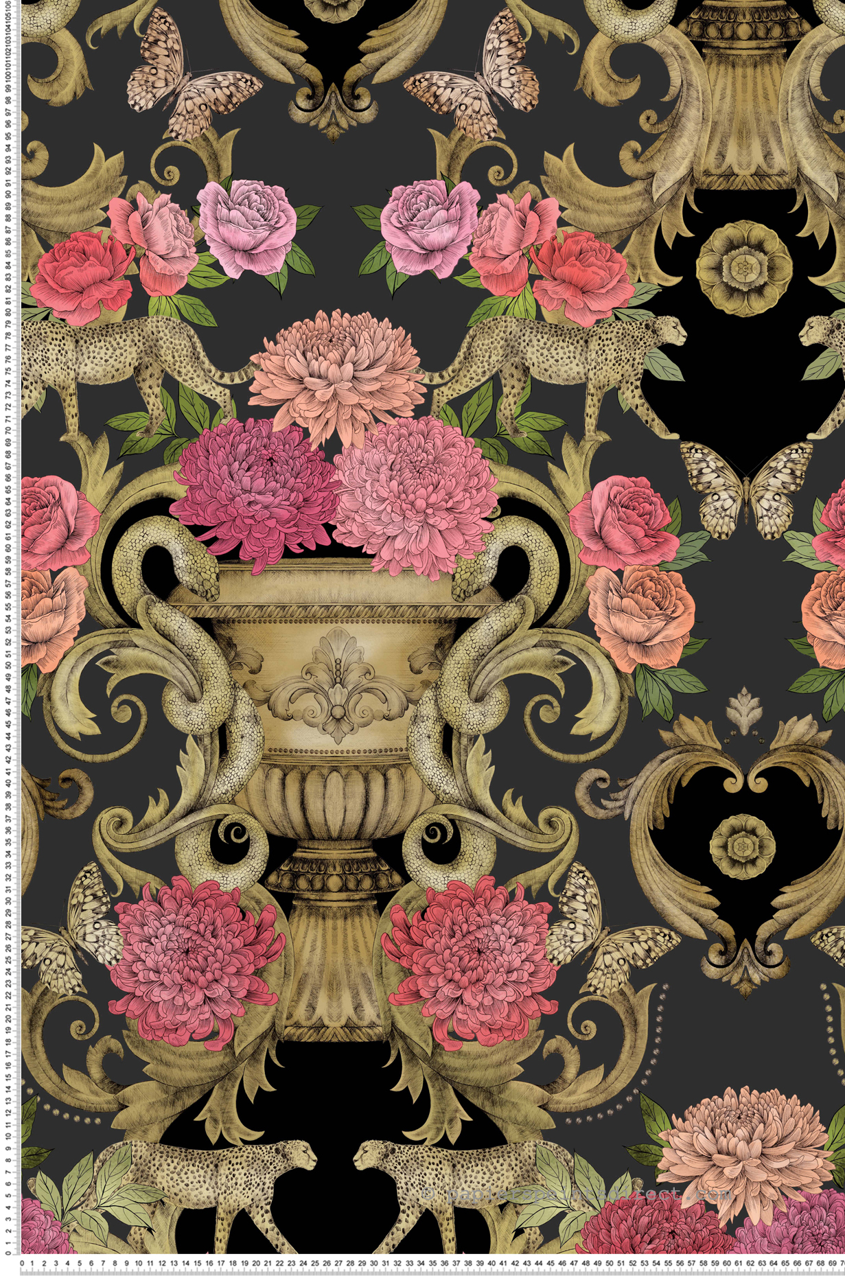 Papier peint Exotique Château noir - DayDreams et The Wallpaper Collection de Matthew Williamson | Réf. OSB-W7490-02