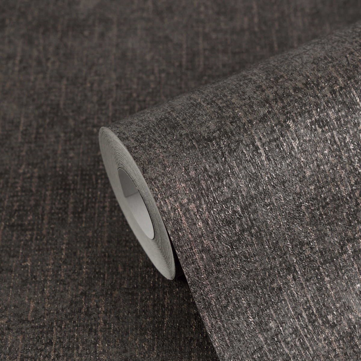 Papier peint Faux Uni Texturé anthracite doré - Vibes & Styles d'A.S. Création AMB6| Réf. AS-792017