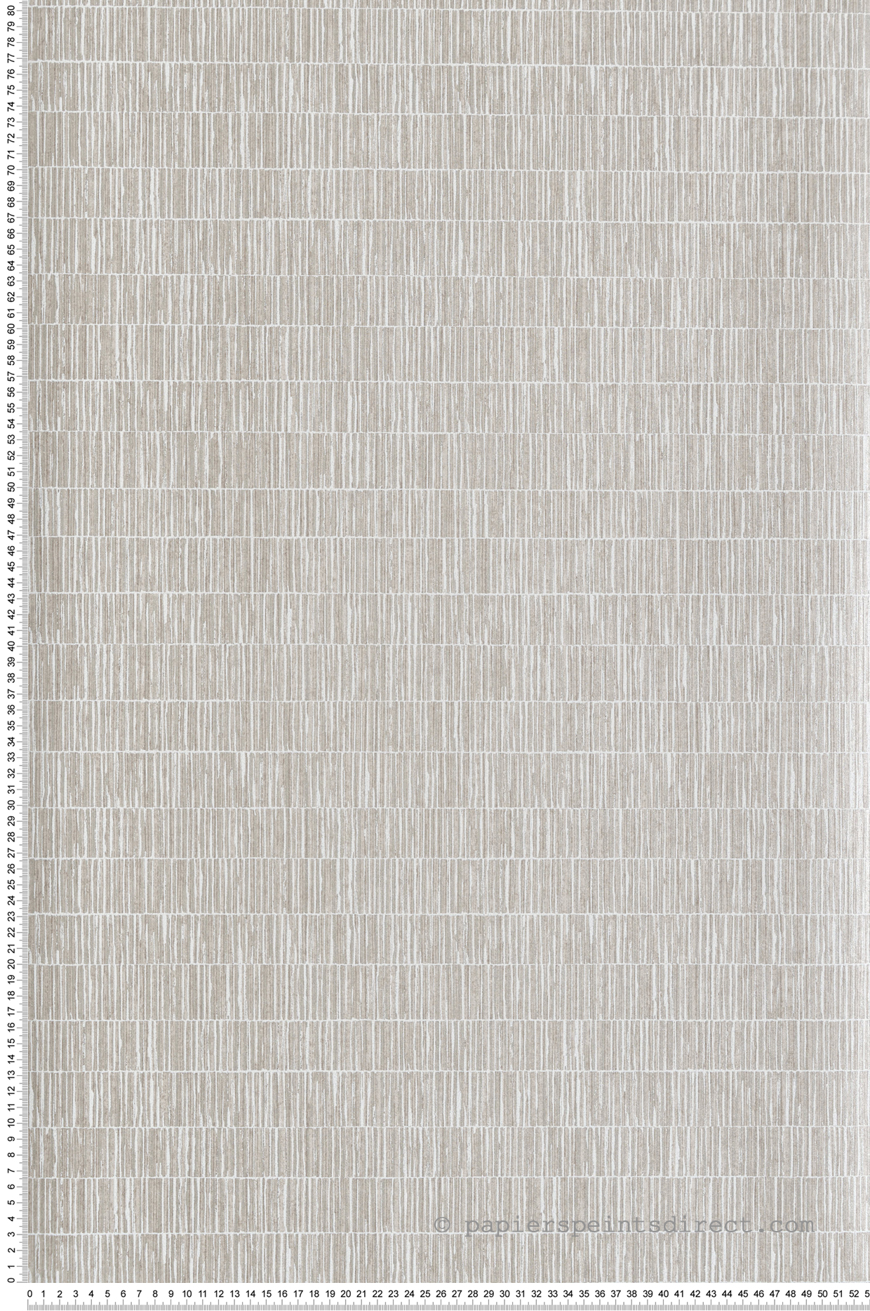 Papier peint Store Bambou grège argenté - Attitude de Lutèce | Réf. LTC-DWP0362-06