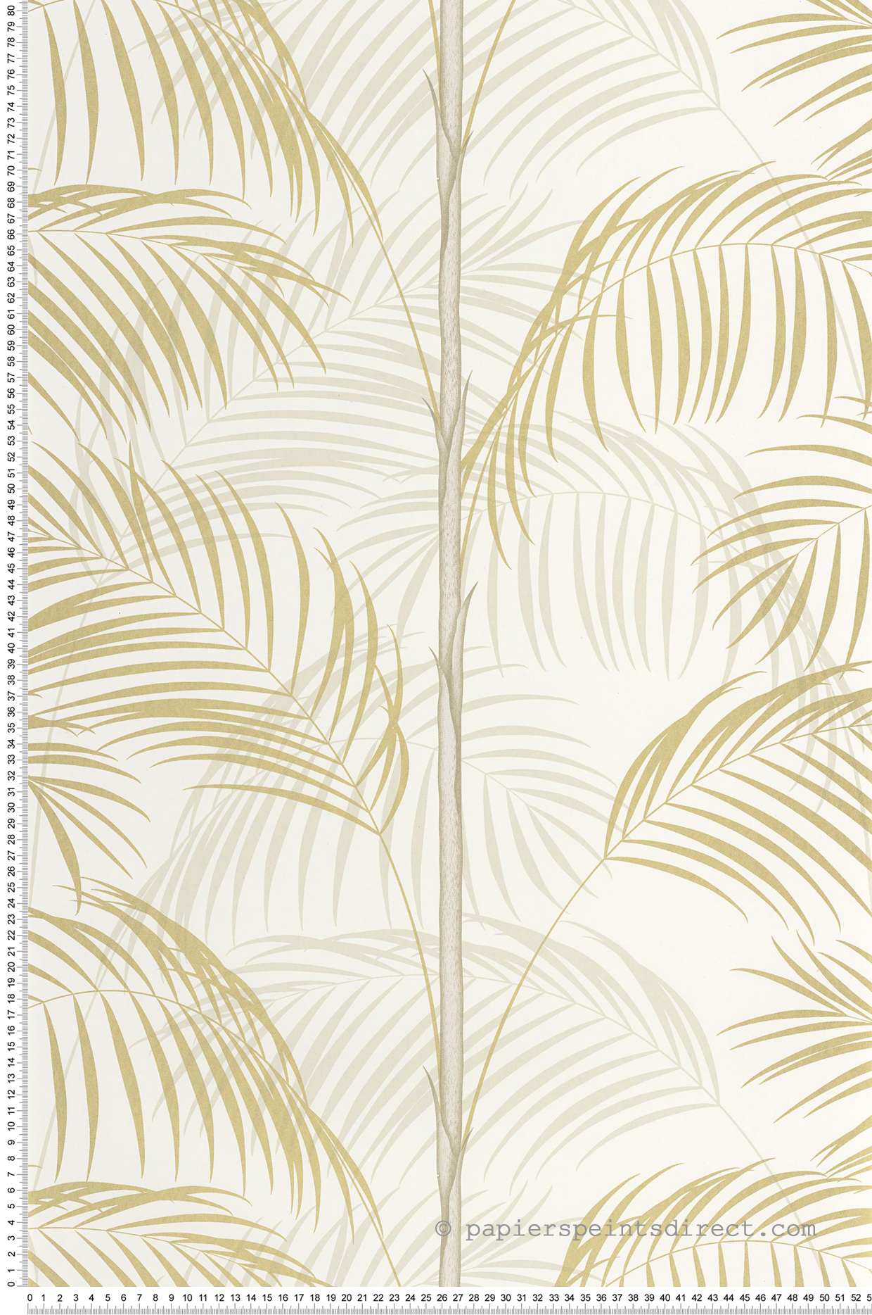 Papier peint Bambou le Tout Paris beige doré - Années Folles de Casadéco | Réf. ANFO201037146