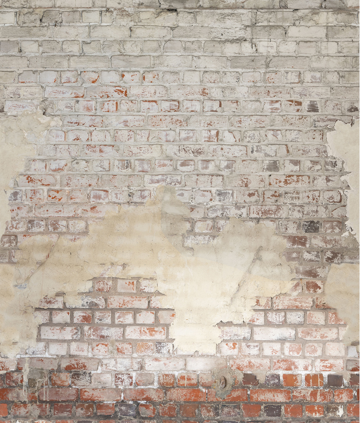 Papier peint panoramique Mur en Brique taupe S 212 X 250 - Reliefs de Casélio | Réf. RLF106251025