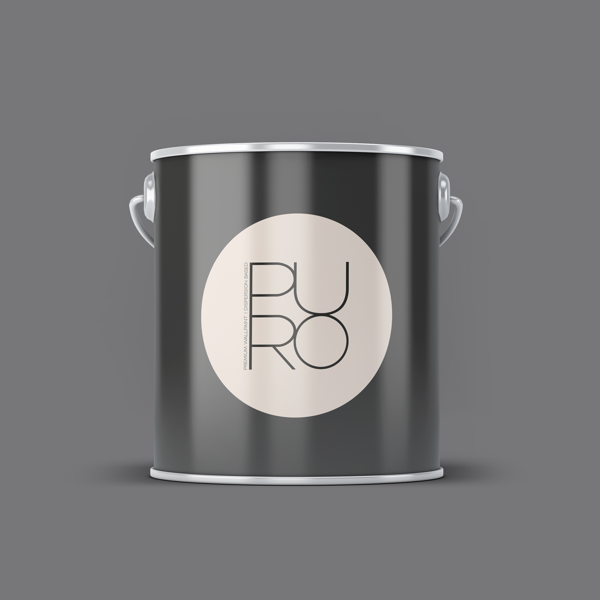 Image d'un pot de 2,5 litres de peinture Puro gris cool grey - c1006