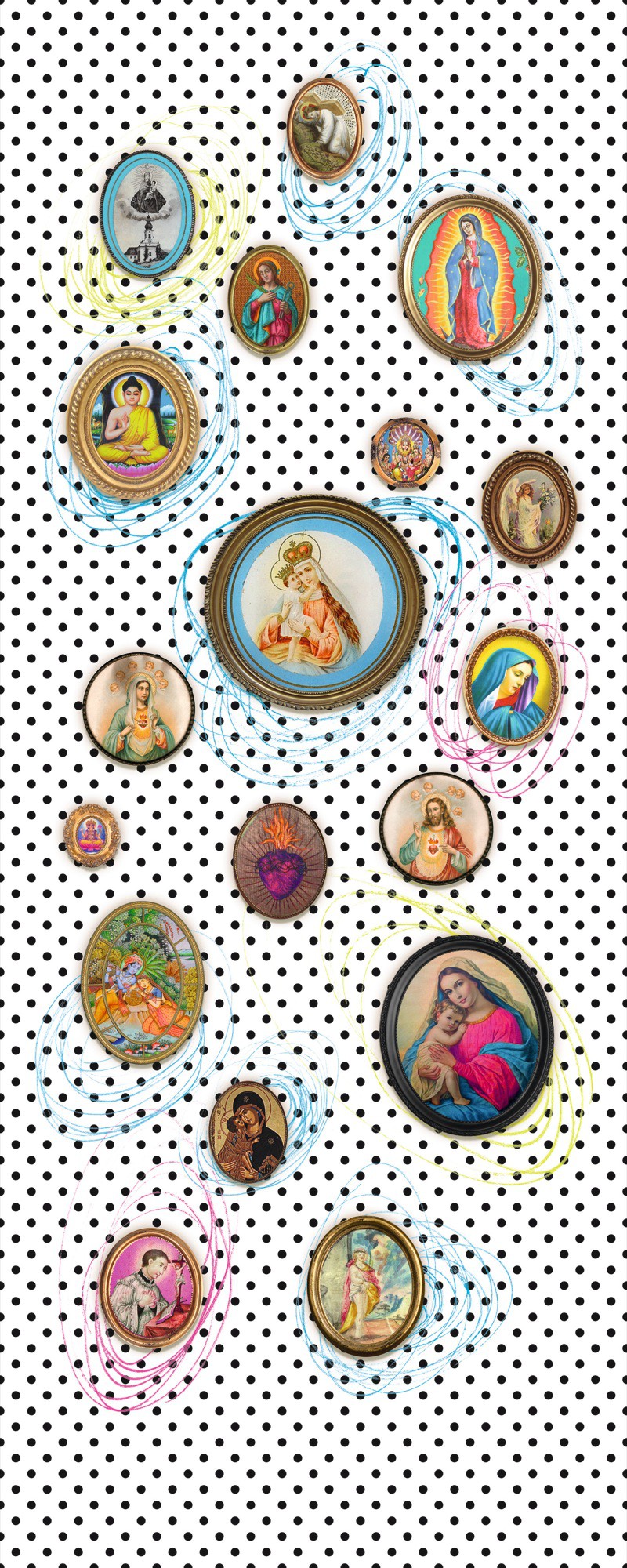 Polka Dots - panoramique Komar