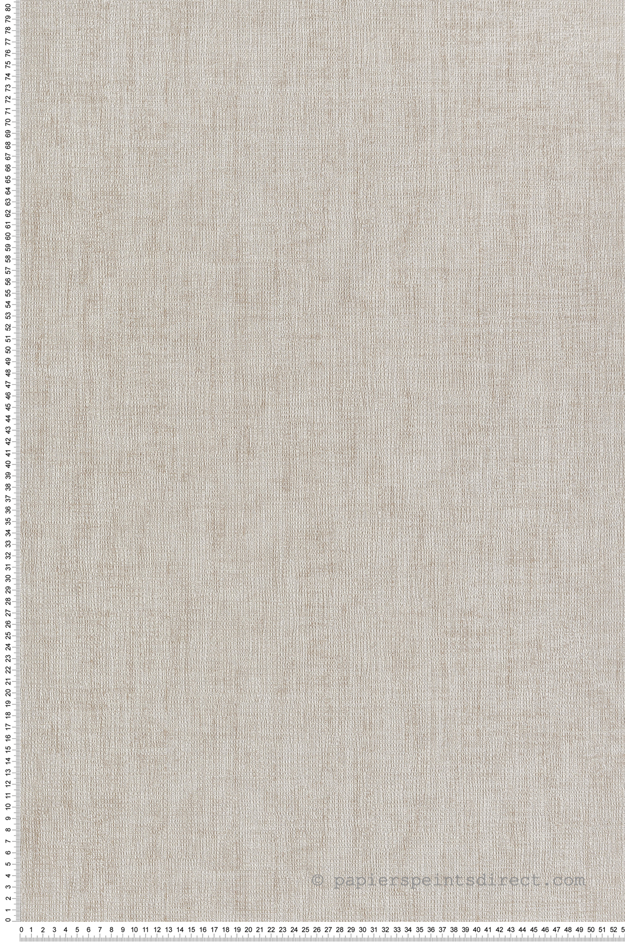 Papier peint Faux Uni Textile grège - Jaipur de Montecolino | Réf. MC-26482