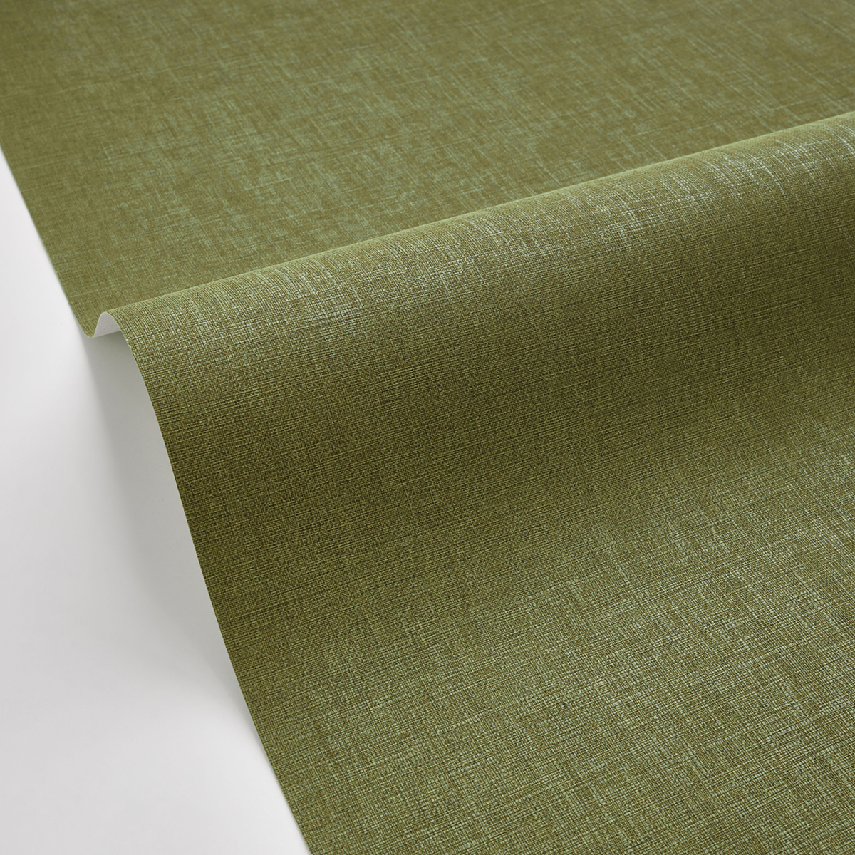 Papier peint Faux Uni Tissage vert kaki - XXL de Casélio AMB3 | Réf. XXL103227549