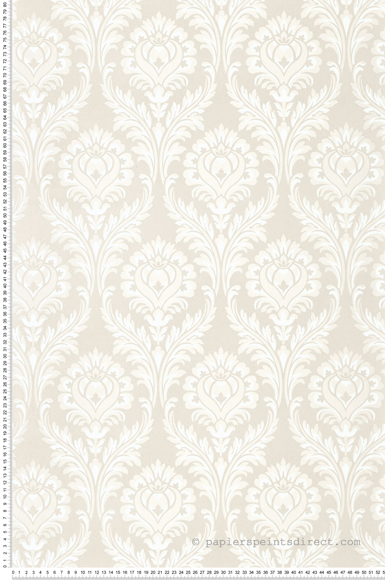 Papier peint Ornements Baroques Hypnose beige nacré - Elixir de Casadéco | Réf. EXIR201981388