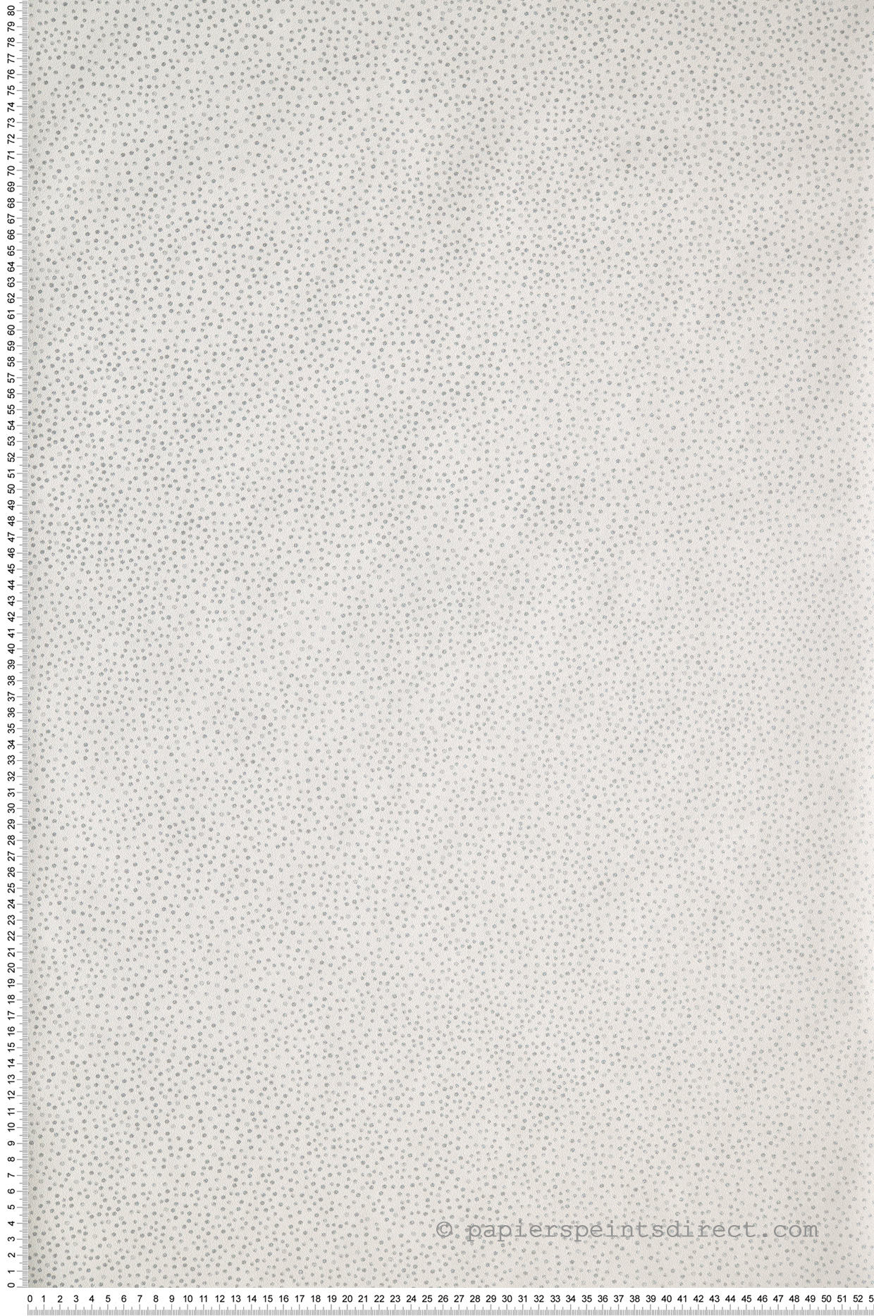 Papier peint Pois Sparkle Blanc/Argenté - Green Life de Casélio | Réf. GNL101730099