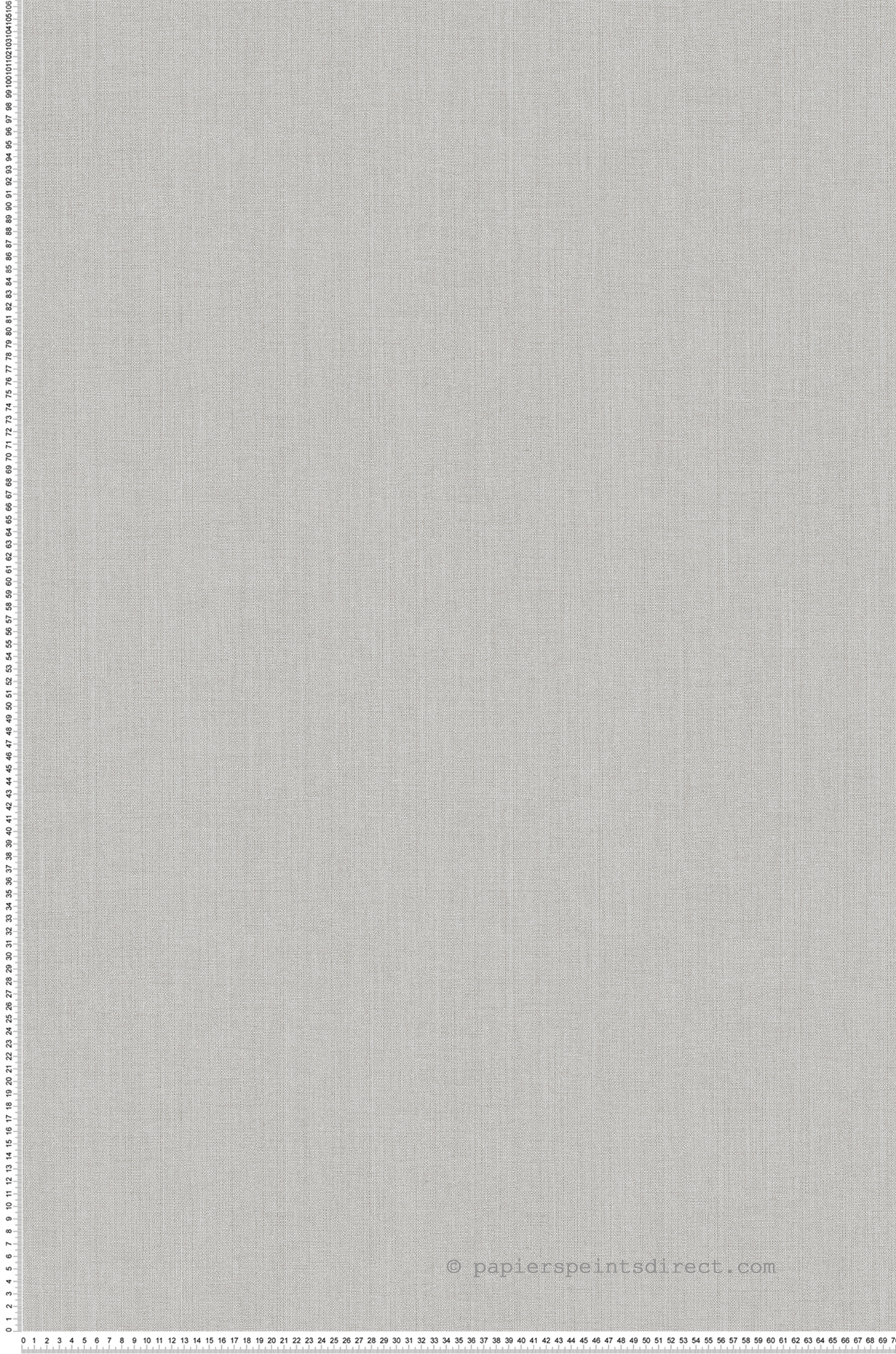 Papier peint Faux Uni Jute Kos gris plume argenté - Folies de Masureel | Réf. MAS-FOL1005