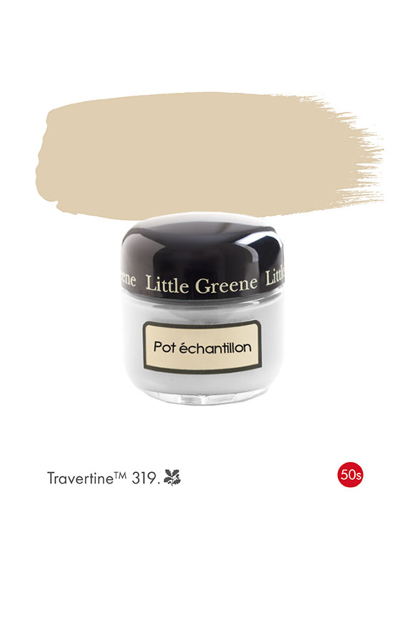 Pot échantillon Travertine n°319 - Finition Absolute Matt Emulsion
