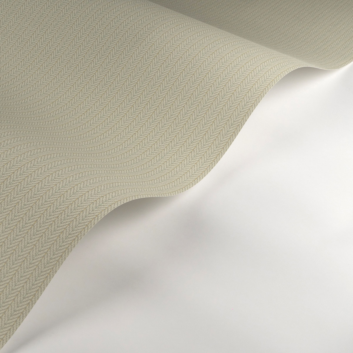 Papier peint Chevron Texturé Owen vert amande - Carnaby Street de Casadéco AMBV | Réf. CARN200537122