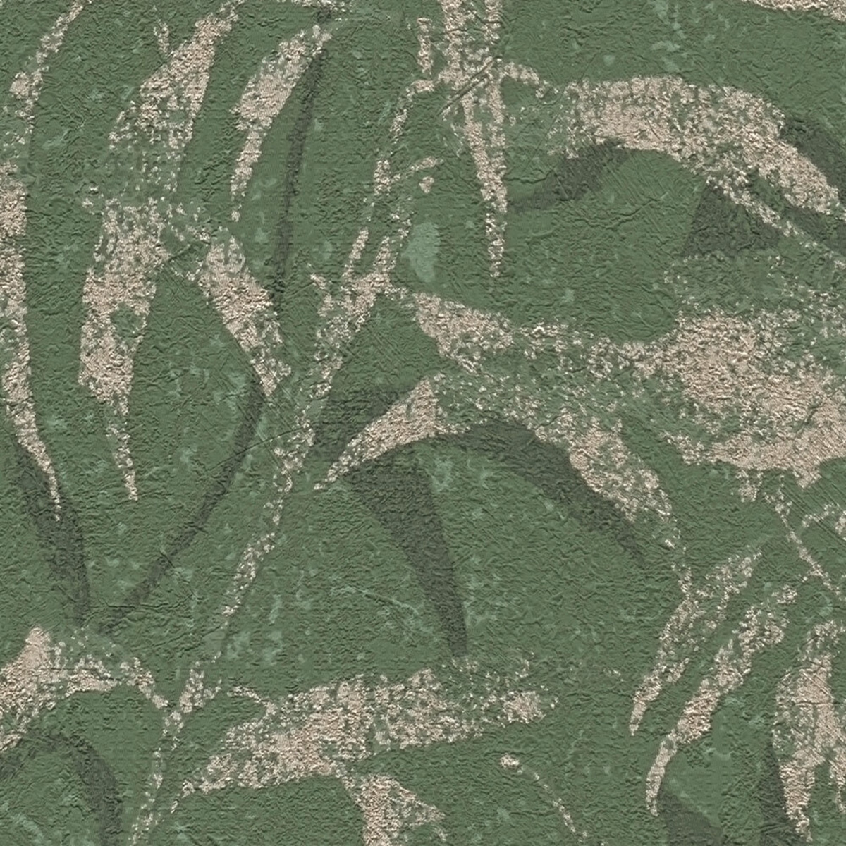 Papier peint Végétaux Jungle vert sapin doré - Metropolitan Stories 4 Hot Spots d'A.S. Création AMB5| Réf. AS-782036