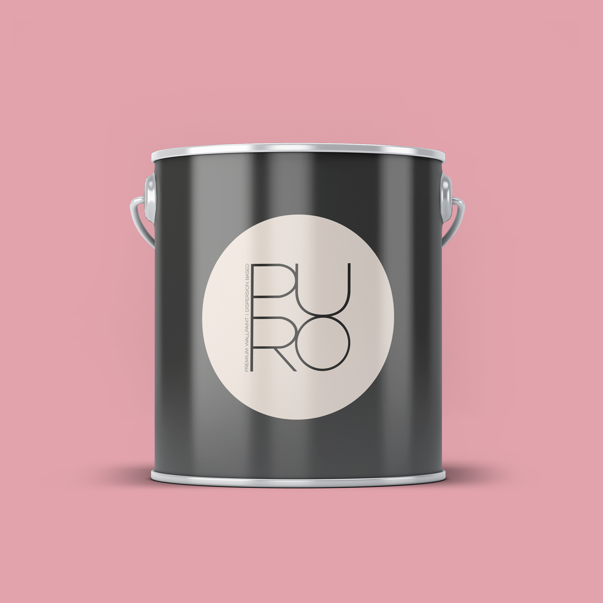 Image d'un pot de 2,5 litres de peinture Puro rose peachy pink  - c2031