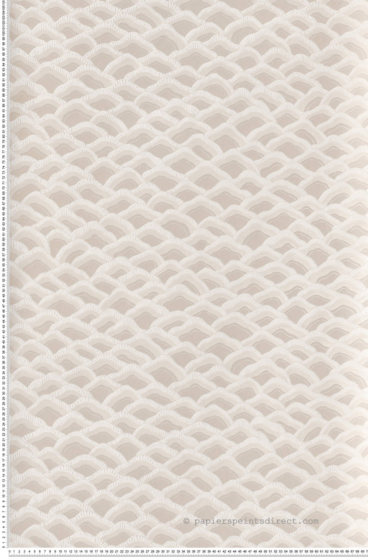 Papier peint Colline Munro beige nacré - Rhapsody de Masureel | Réf. MAS-RHA301