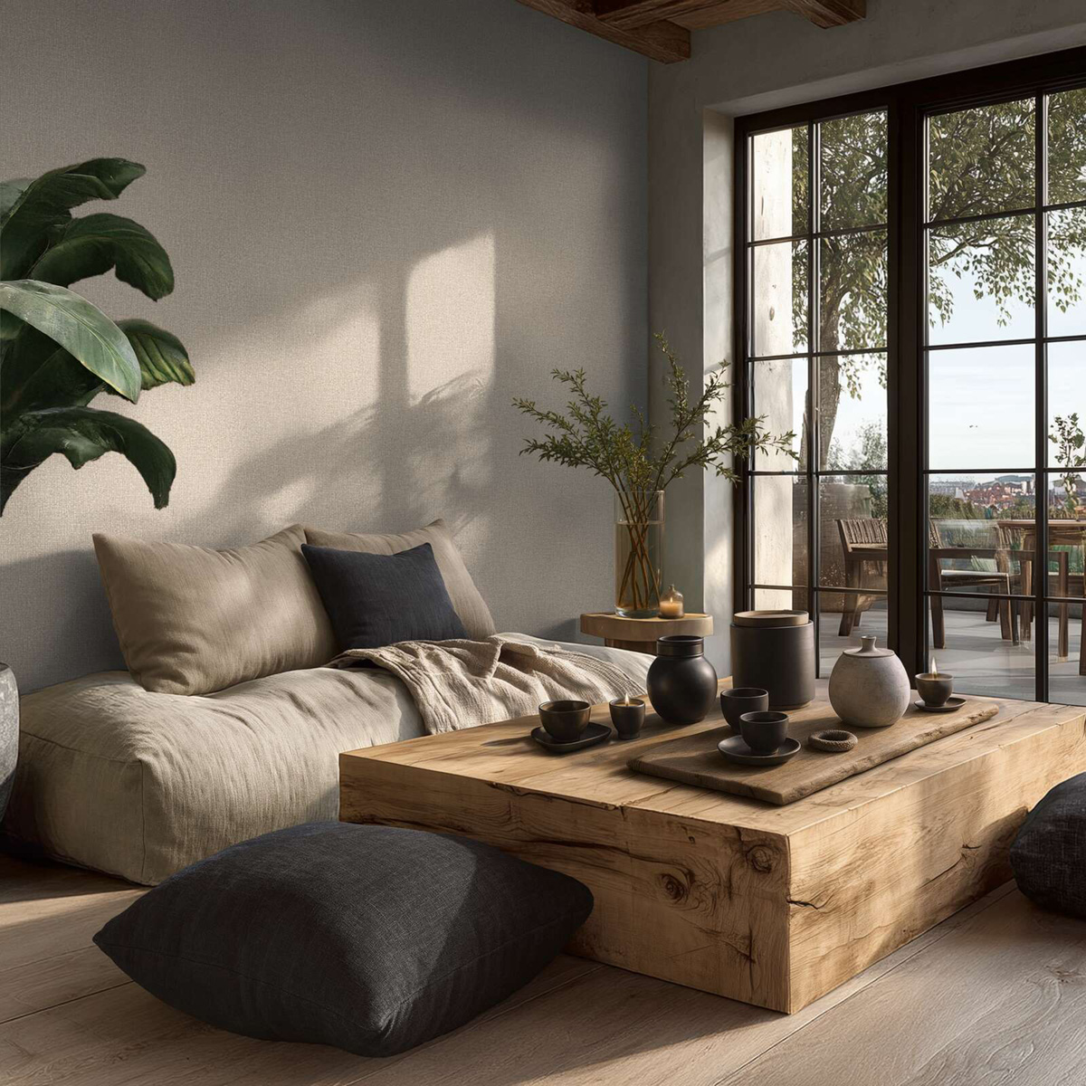 Papier peint Paille Tressée lin doré - Vibes & Styles d'A.S. Création | Réf. AS-791123