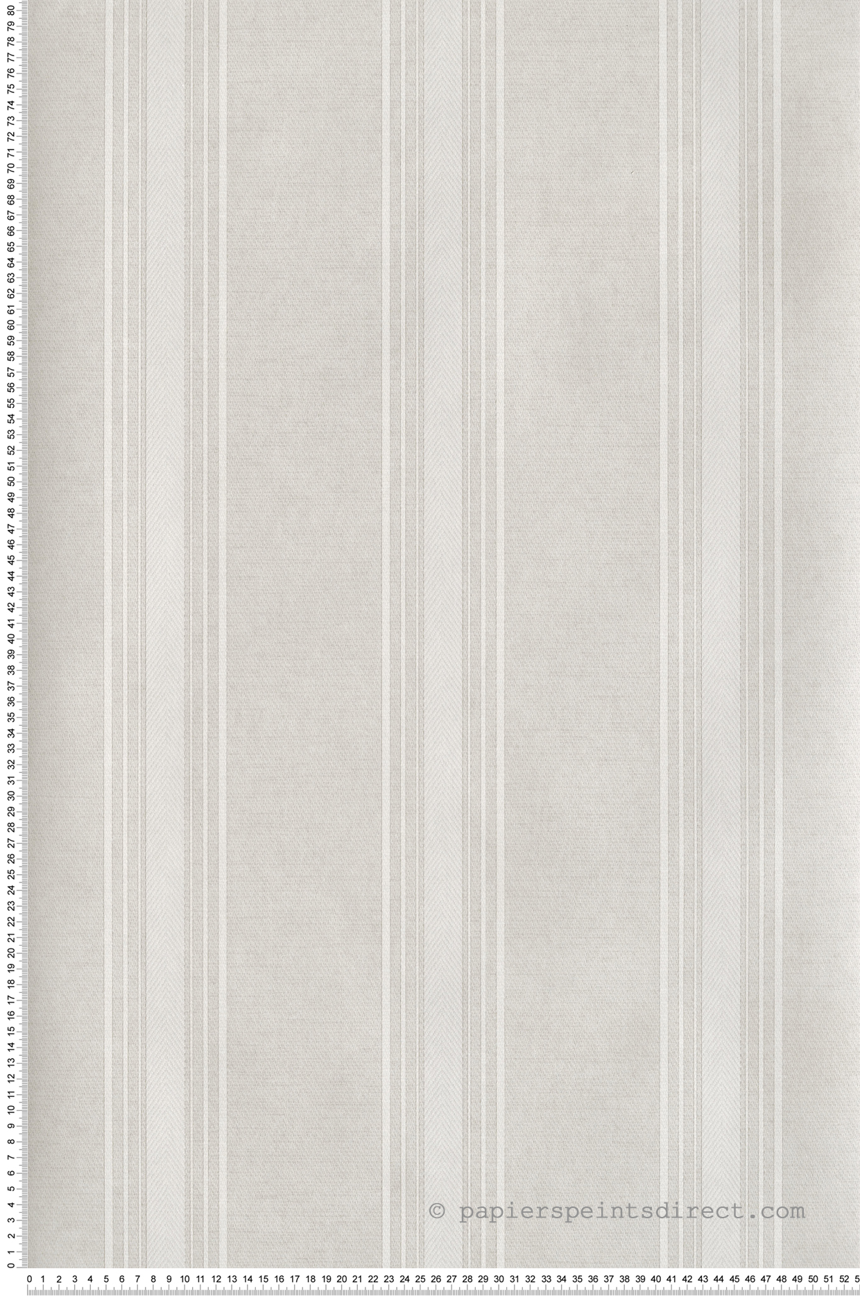 Papier peint Rayure Toile Chevron gris souris - Romance de Lutèce | Réf. LTC-19093