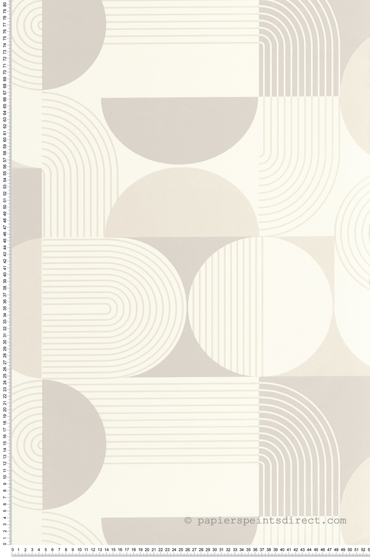 Papier peint Graphique Amplitude gris souris - Graphic de Casélio | Réf. GPC105500901