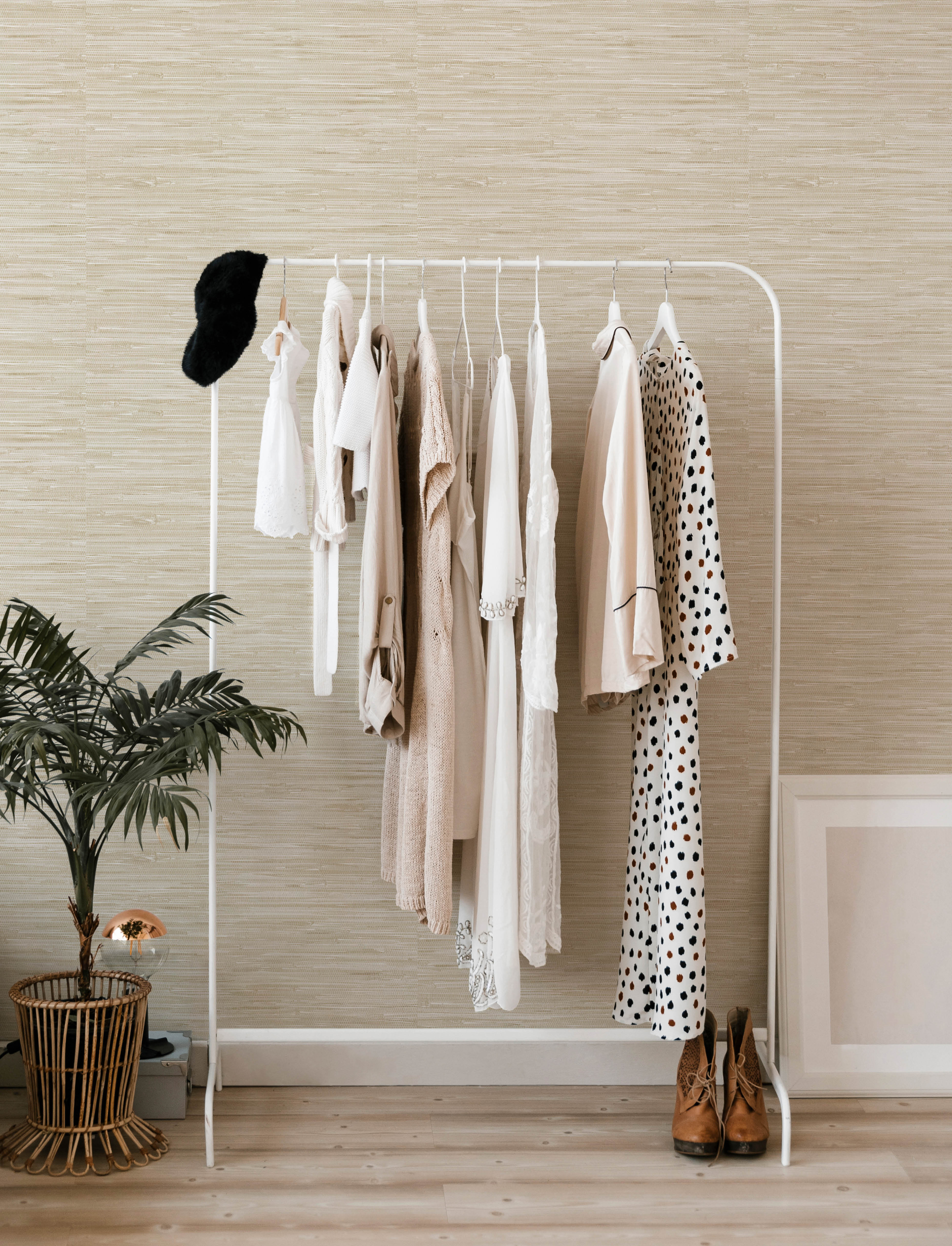 Papier peint Paille Imitation Exhale écru - Harmony de Lutèce | Réf. LTC-FD27258