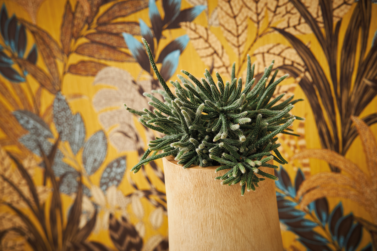 Papier peint Feuillages Exotiques maïs - Metropolitan Stories 2 d'AS Création | AMB Réf. SP15488