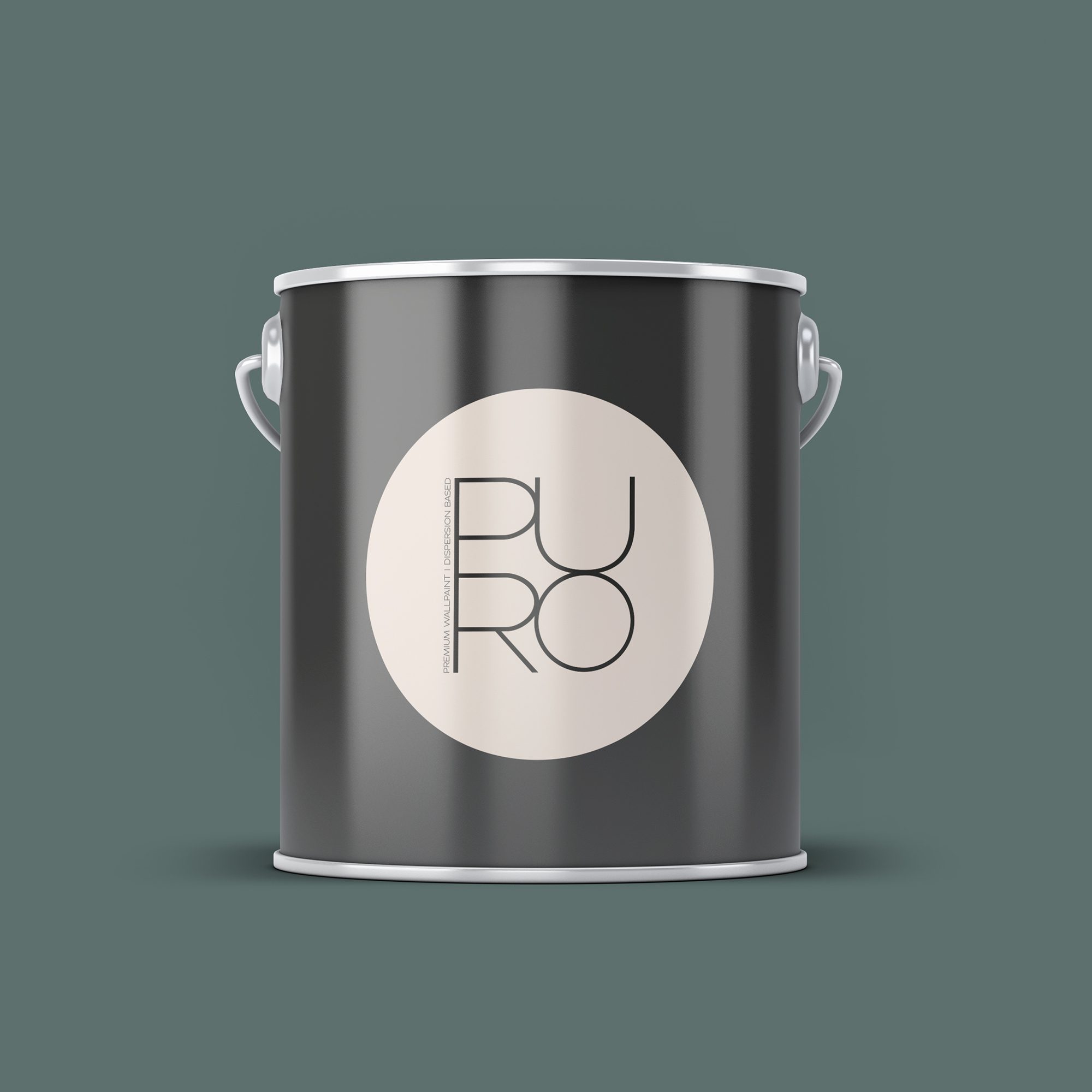 Image d'un pot de 2,5 litres de peinture Puro vert soft green - c4005