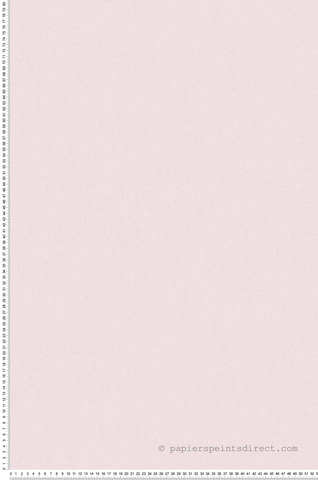 Papier peint Faux Uni Lin rose pale - La belle histoire d'Ugépa | Réf. UGP-F71833