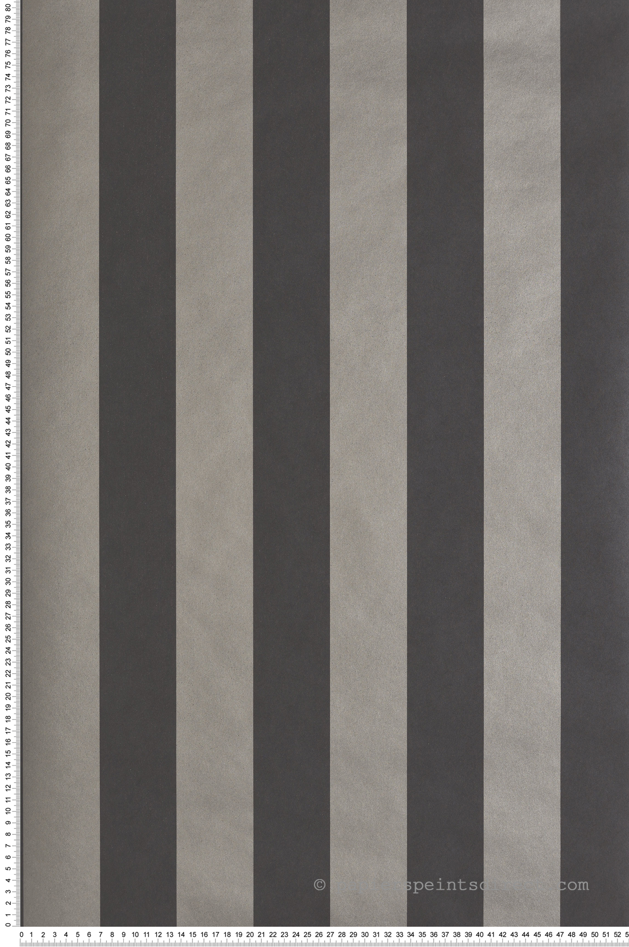 Papier peint Rayure Cyprian anthracite métallisé - Othello de Masureel | Réf. MAS-OTH404