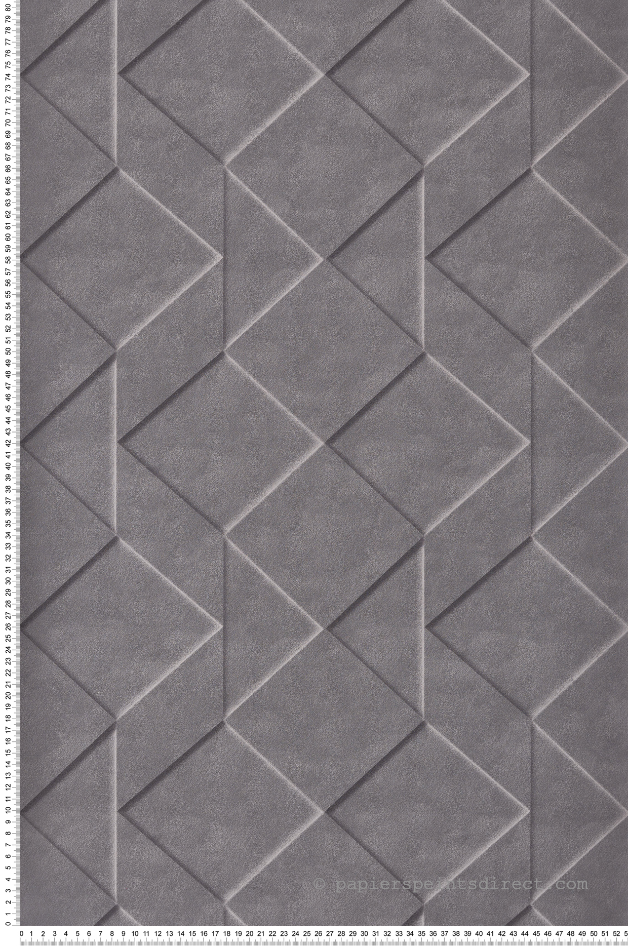 Papier peint Origami Géométrique gris - Loft d'Ugépa | Réf. UGP-M41409