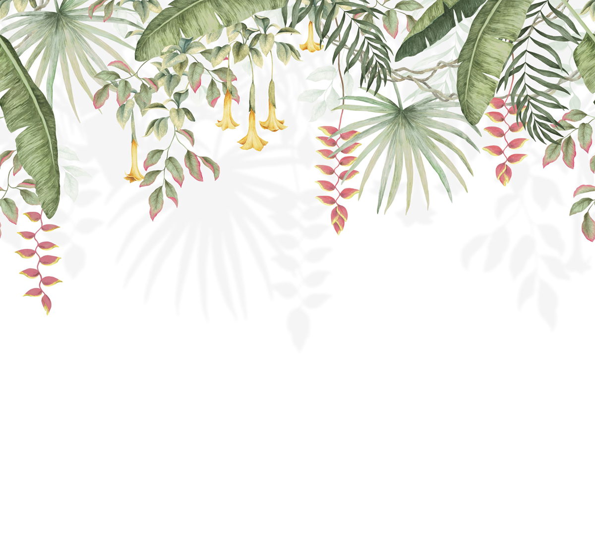 Papier peint panoramique Bird Of Paradise M fushia 300x280 - Wonderwalls de Casadéco | Réf. WDWS89197008