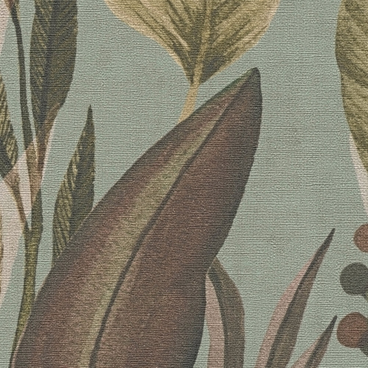 Papier peint Palmes Exotiques vert sauge - Anna D'Andrea d'A.S. Création AMB3| Réf. AS-782193