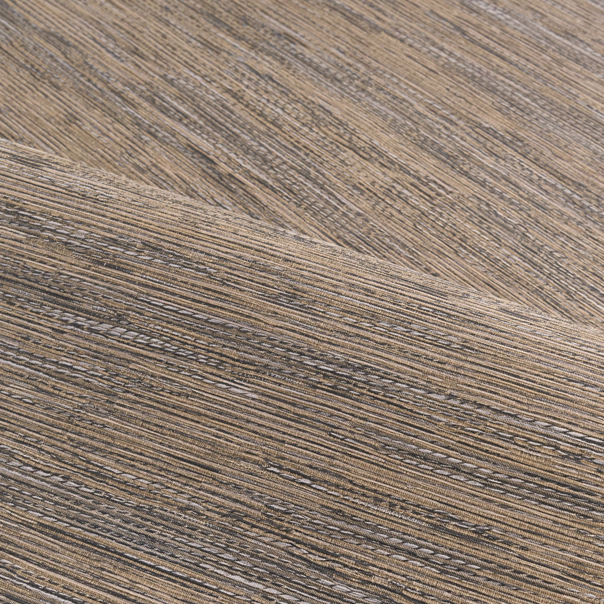 Papier peint Faux Uni Tissage Tatami anthracite mordoré - Le Jacquard de Casamance AMB3| Réf. CAS-C75342650