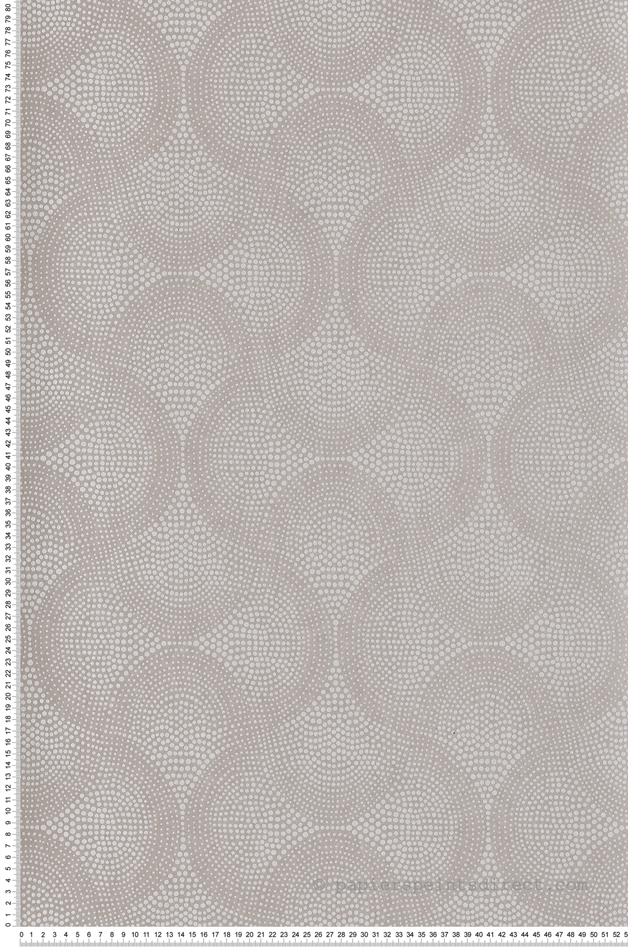 Papier peint Pois Graphique gris pale - Kanoko d'Osborne & Little | Réf. OBS-W7556-03