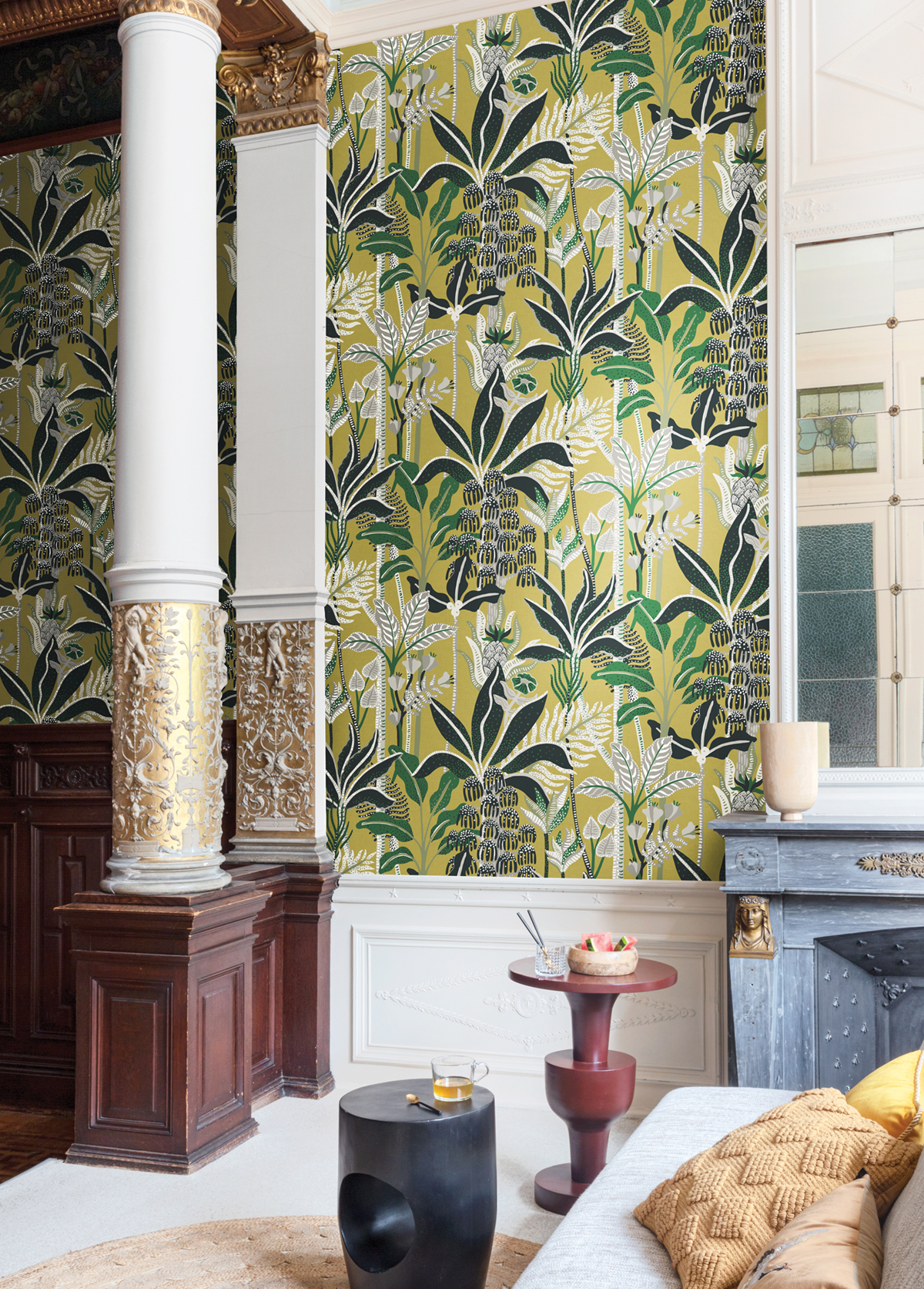 Papier peint Jungle Tropicale José vert - Havana de Masureel | Réf. MAS-HAV004