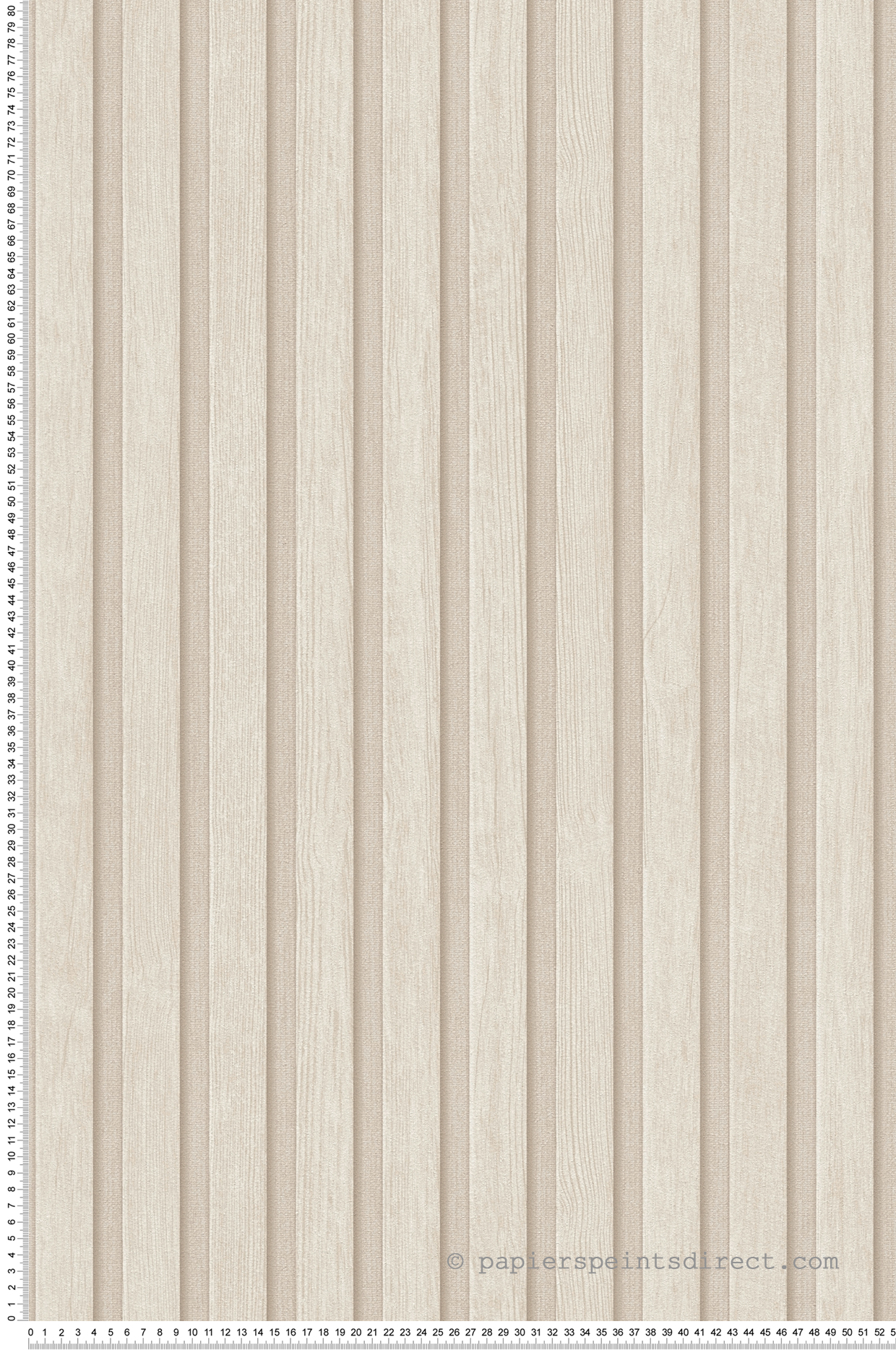 Papier peint Tasseaux Bois Chêne beige clair - Pintwalls 2 d'A.S. Création | Réf. AS-391096