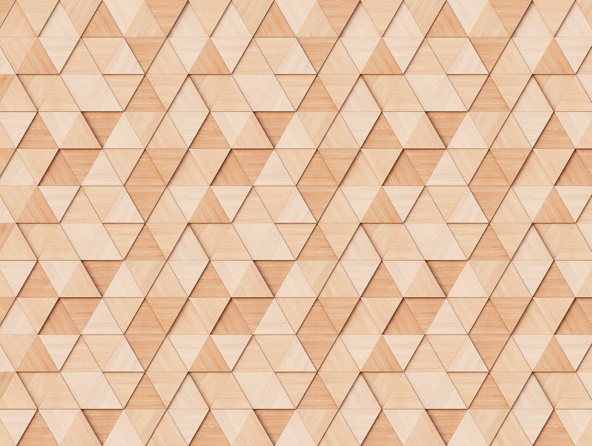 Papier peint panoramique Triangles de Bois - The Wall d'A.S. Création | Réf. AS-382881