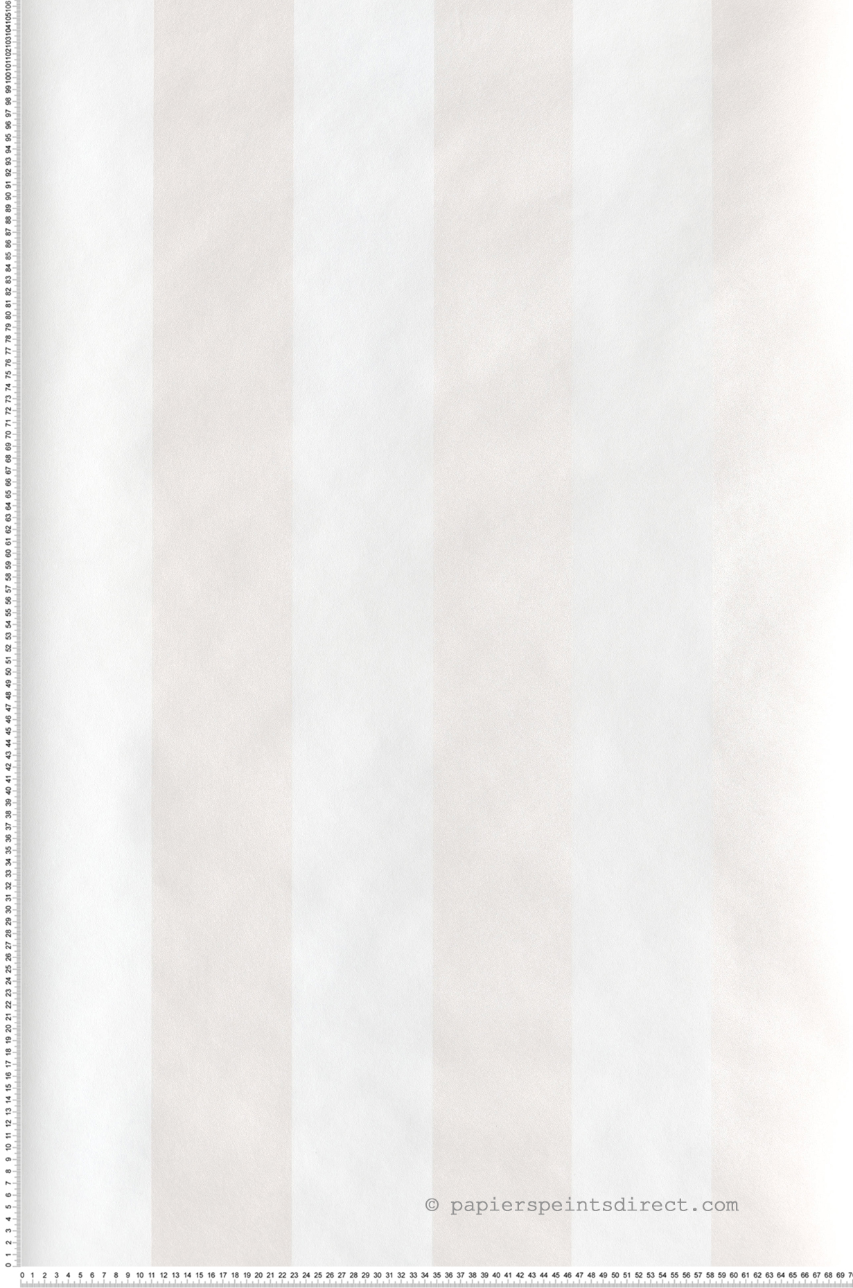 Papier peint Rayure Brody ivoire nacré - Rhapsody de Masureel | Réf. MAS-RHA401