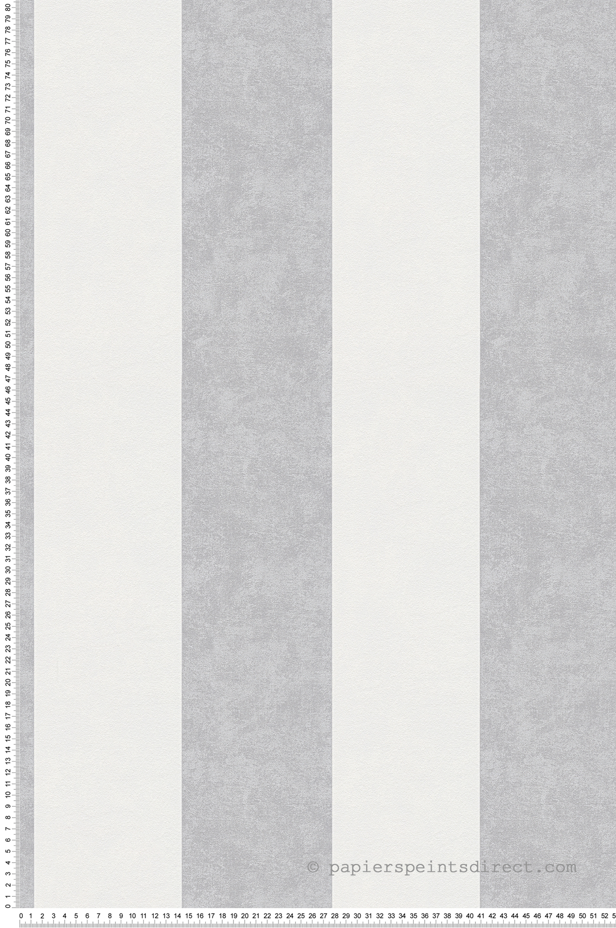 Papier peint Rayures argent-blanc - Memory 3 AS Création | Réf. SP04034