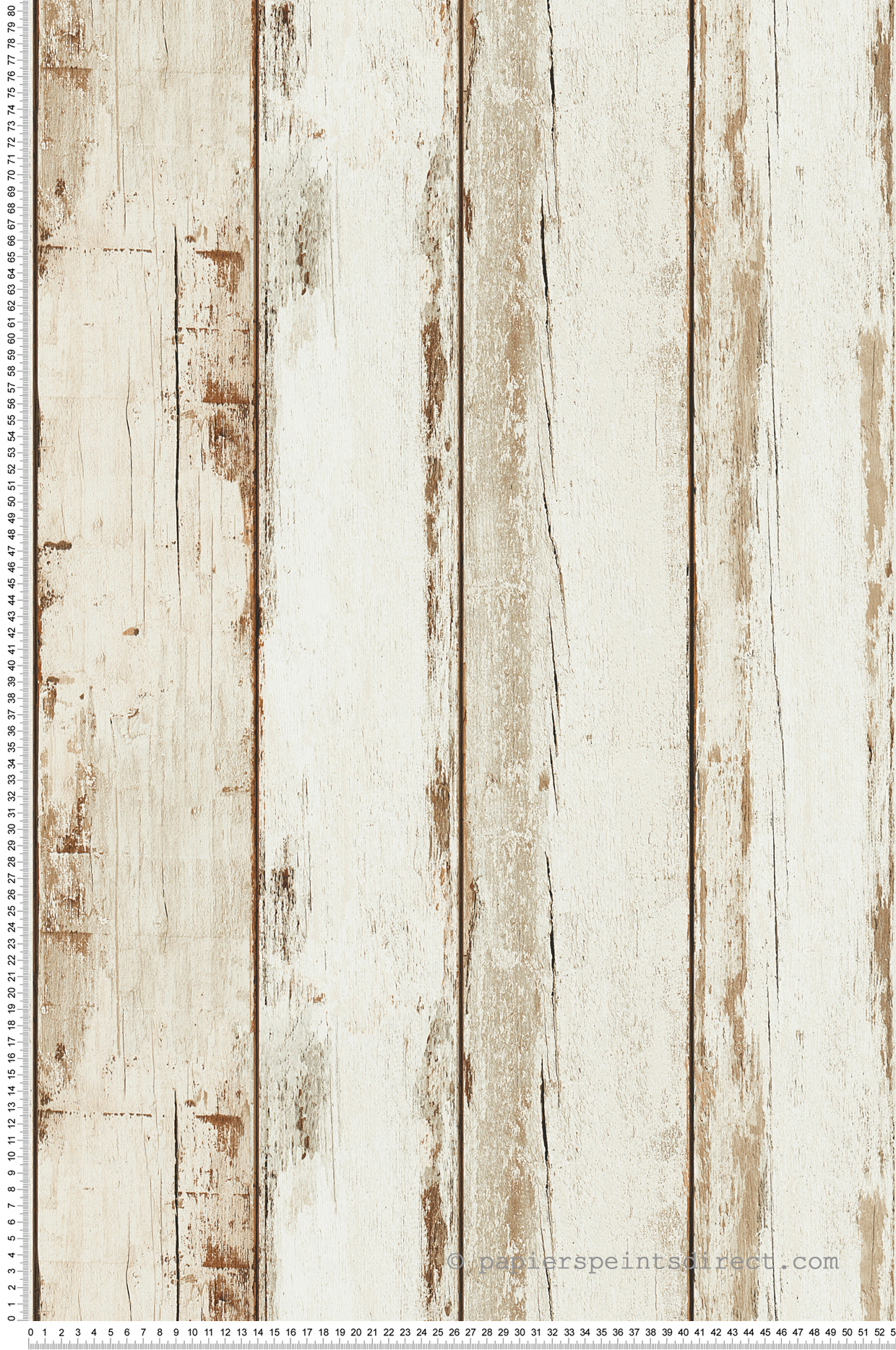 Papier peint Planche Bois Céruse blanc - Elements 2 d'A.S. Création | Réf. AS-368931