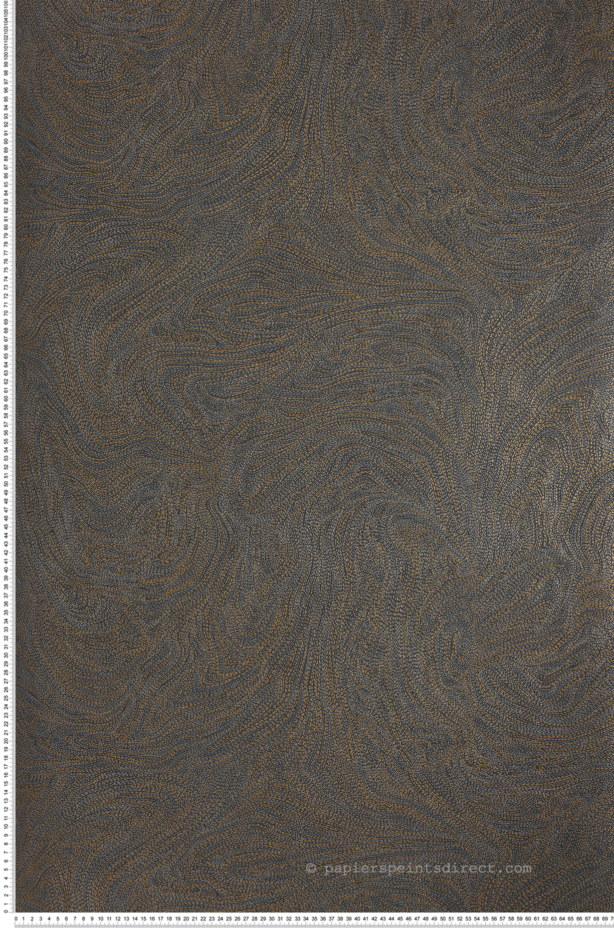 Papier peint Voie Lactée noir doré - Nuit d'Orient de Casamance | Réf. CAS-75414282