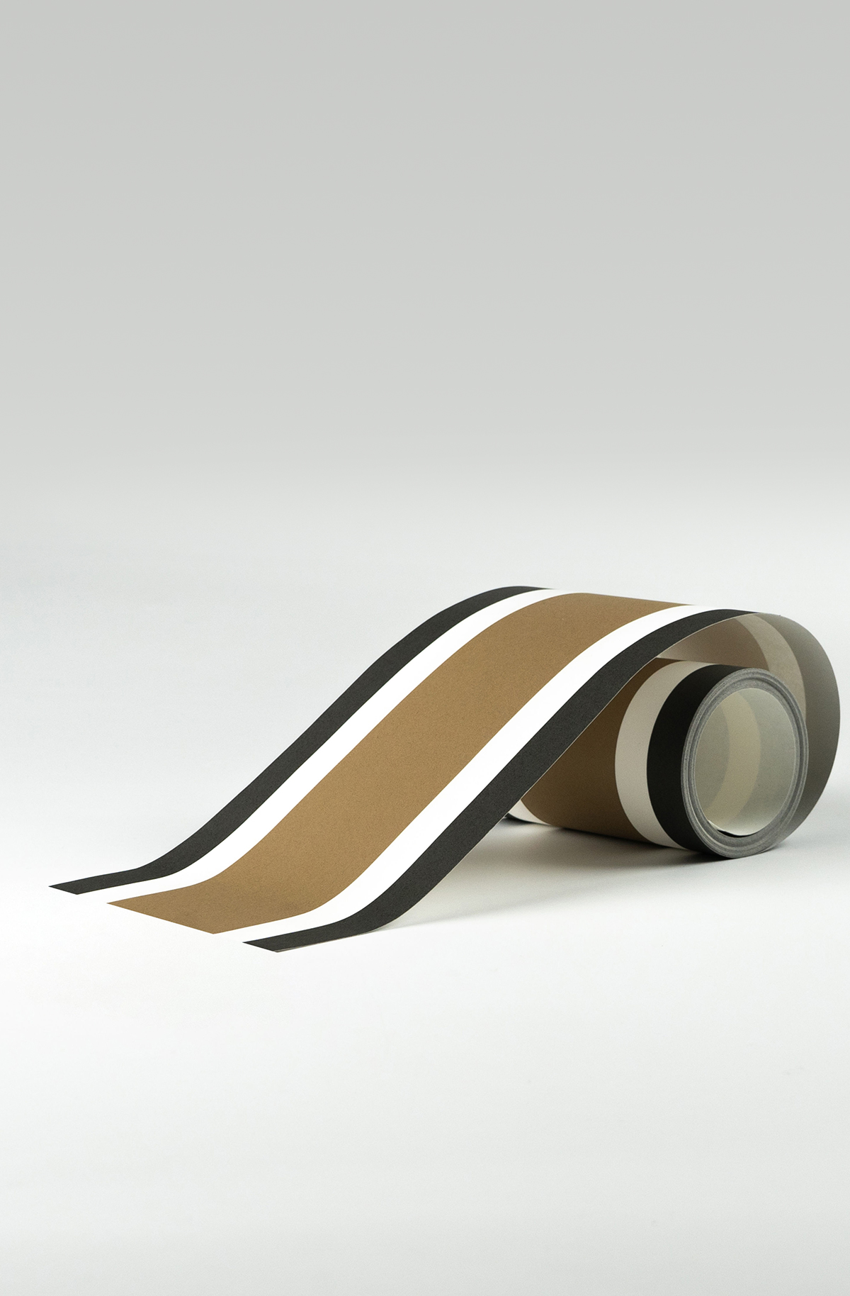 Frise Classique Rayure Élégante kaki anthracite - Galons et Frises de Casadéco | Réf. GAFR200382567