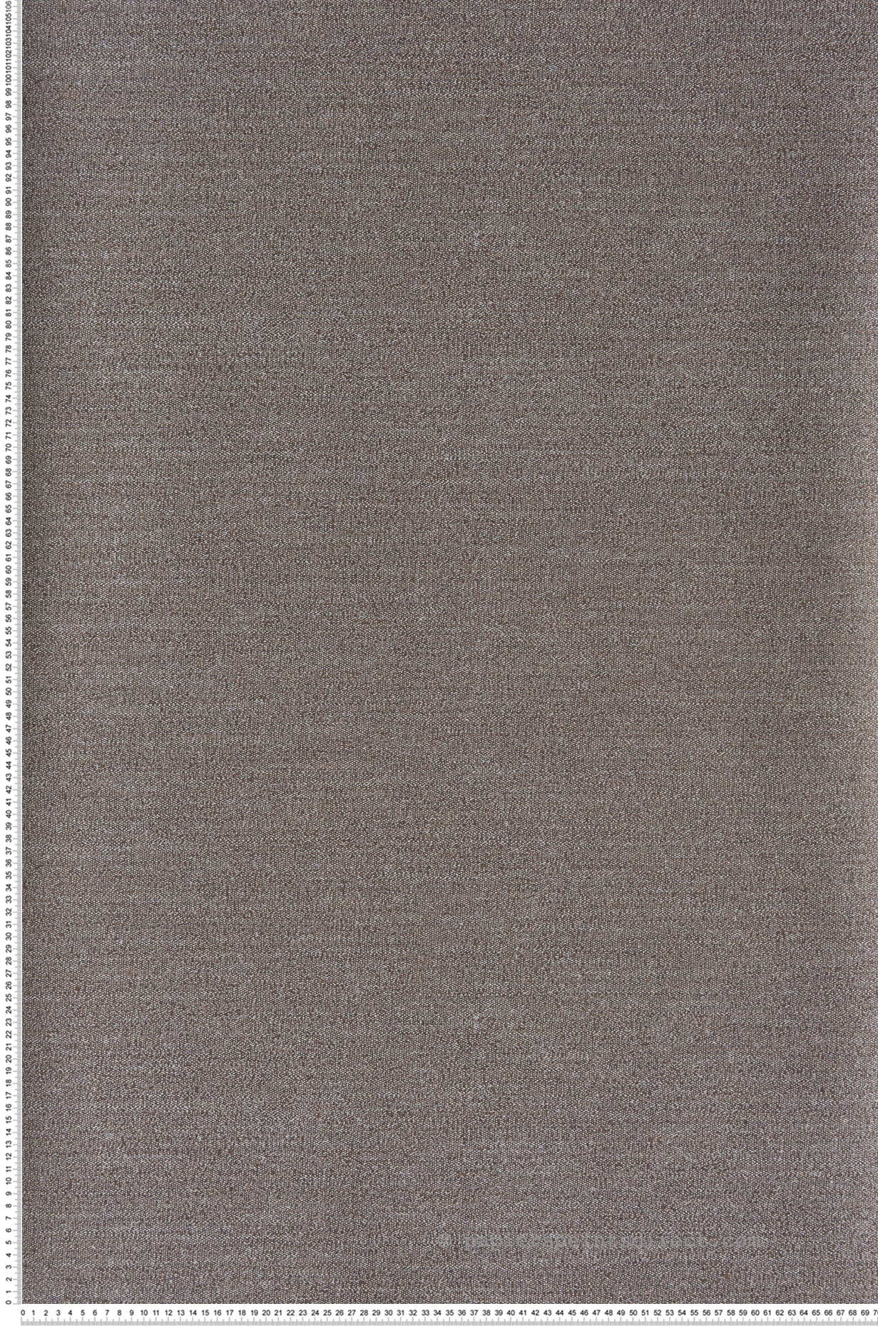 Papier peint faux uni Plumetis Chocolat - Misura de Casamance | Réf. CAS-74450510