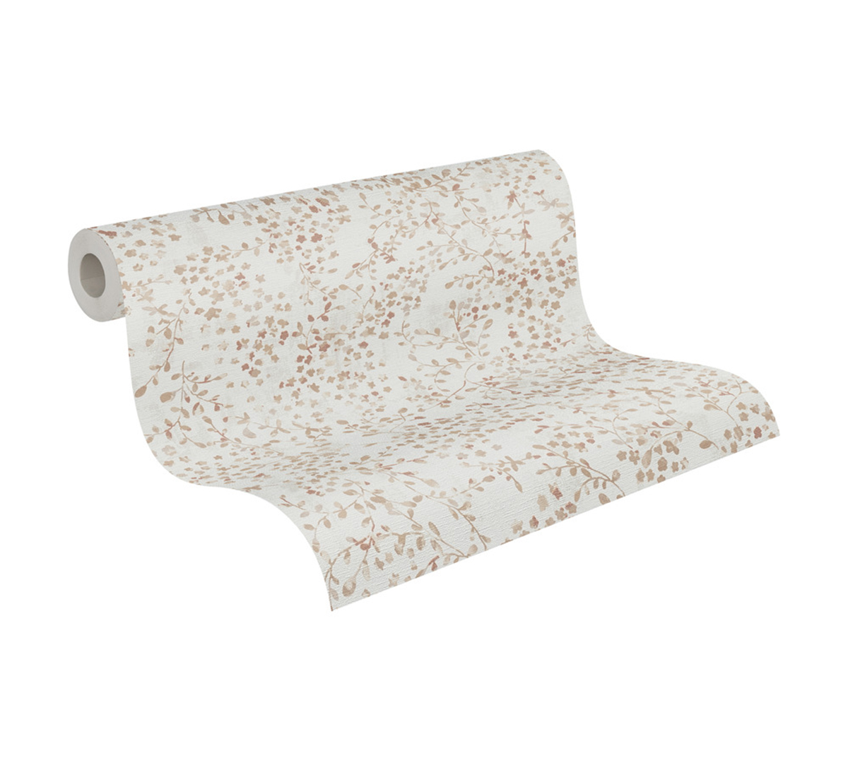 Papier peint Fleur Minimaliste Semis beige cuivré - Aquarell Dreams d'A.S. Création AMB3| Réf. AS-397473