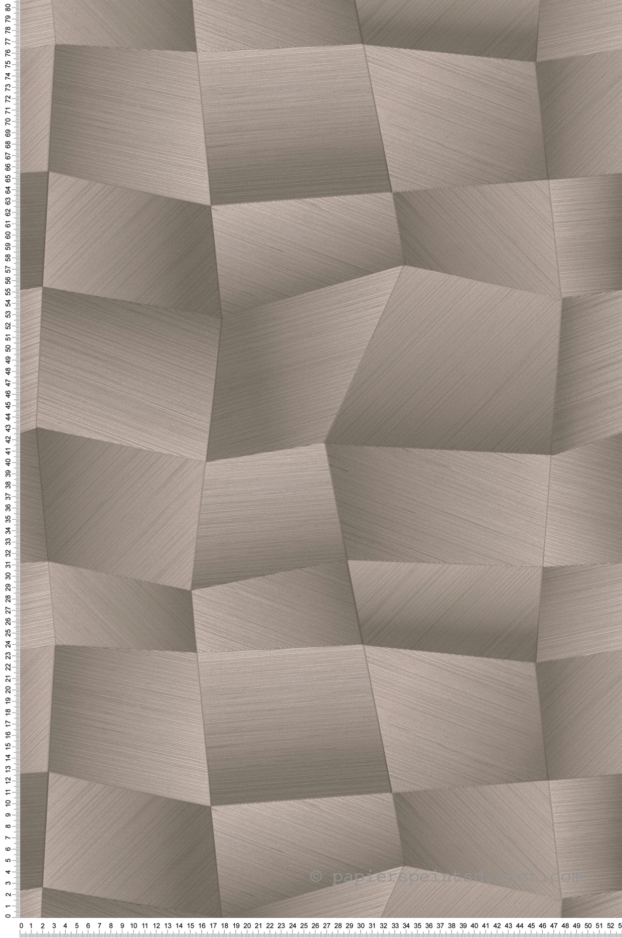 Papier peint Panneaux Géométriques Métal grège - Vibes & Styles d'A.S. Création | Réf. AS-791972