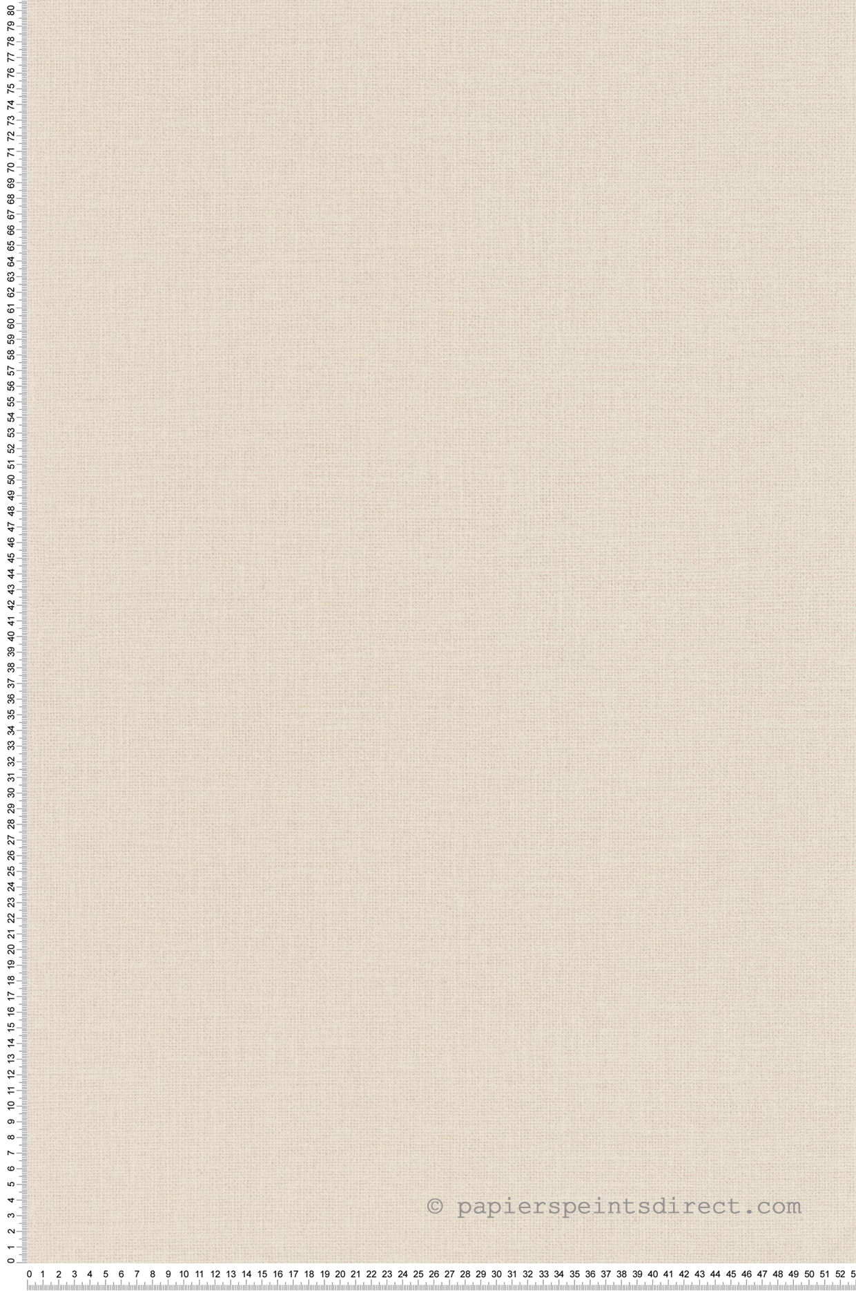 Papier peint Effet Toile de Jute vanille - Jute de Casélio | Réf. JTE104011050