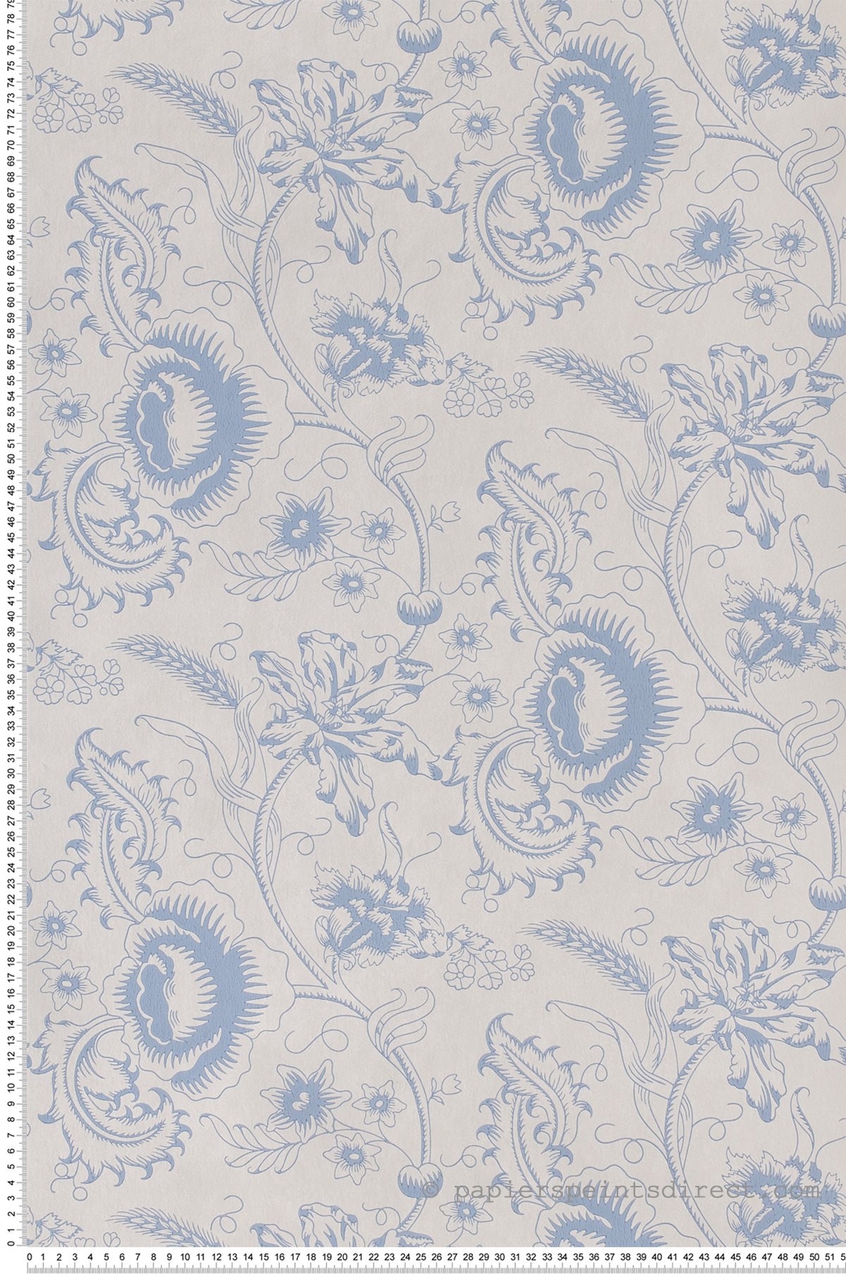 Papier peint Woodblock Mono Juniper - Archive Trails II de Little Greene | Réf. 0291WOJUNIP