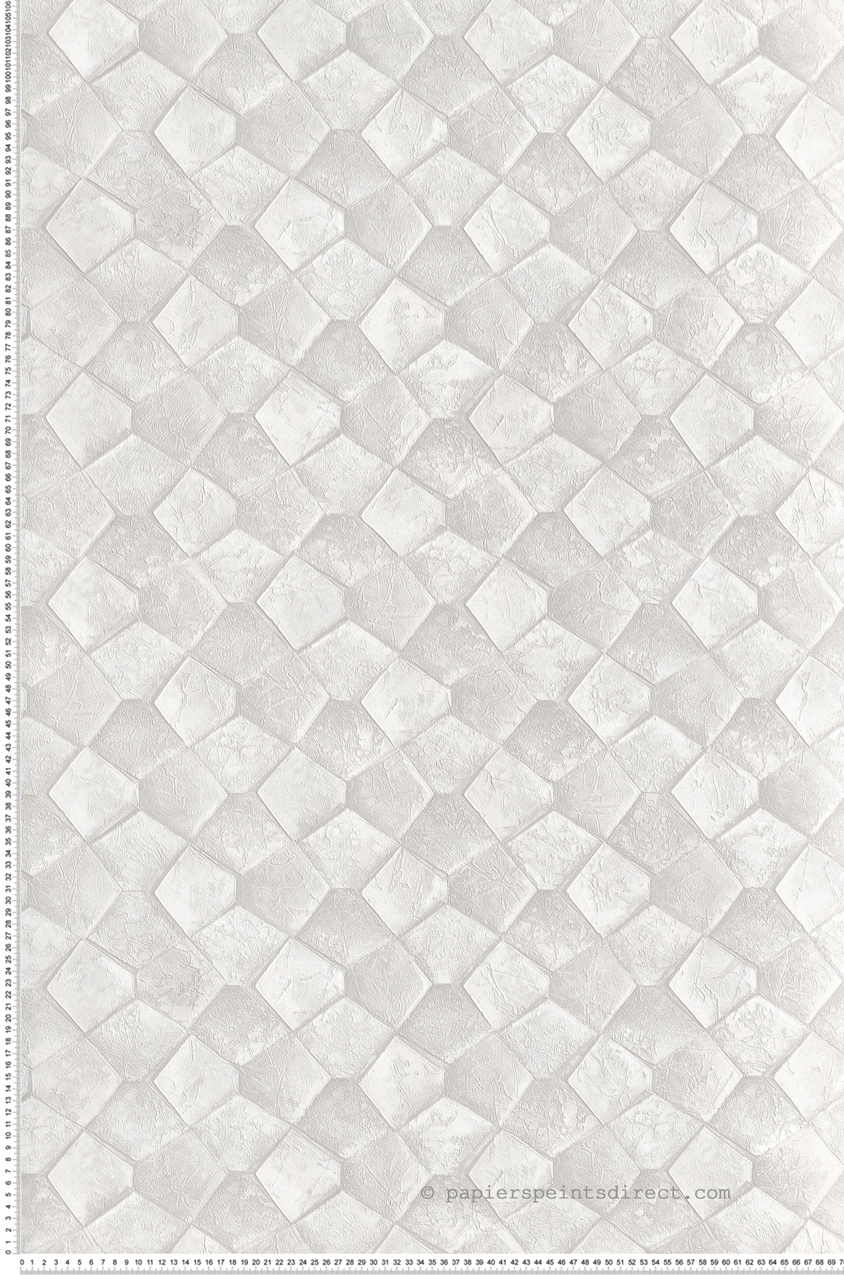 Papier peint Pierre Mur gris perle irisé - Eclectic de Montecolino | Réf. MC-34906