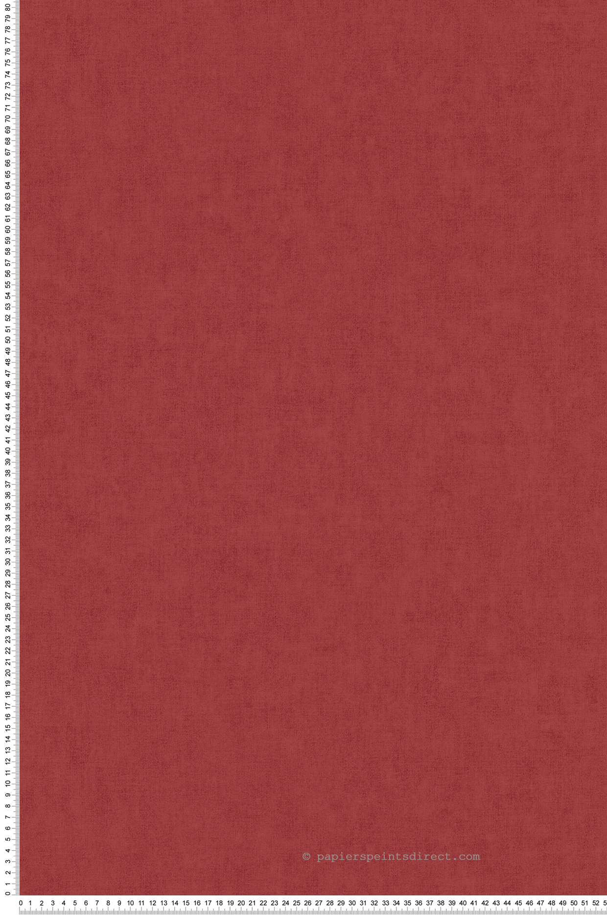 Papier peint Uni Toile rouge - Kiruna de Lutèce | Réf. LTC-375365