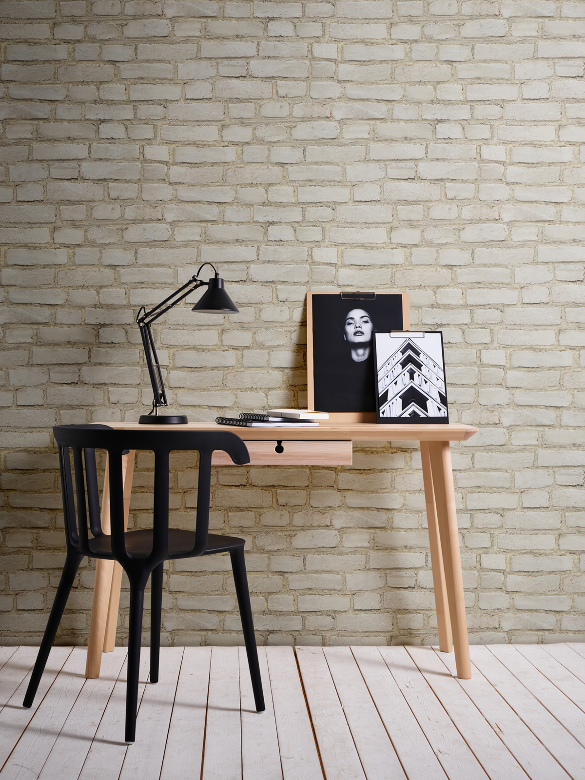 Papier Peint Brique grège - Elements 2 d'A.S. Création | Réf. AS-374141