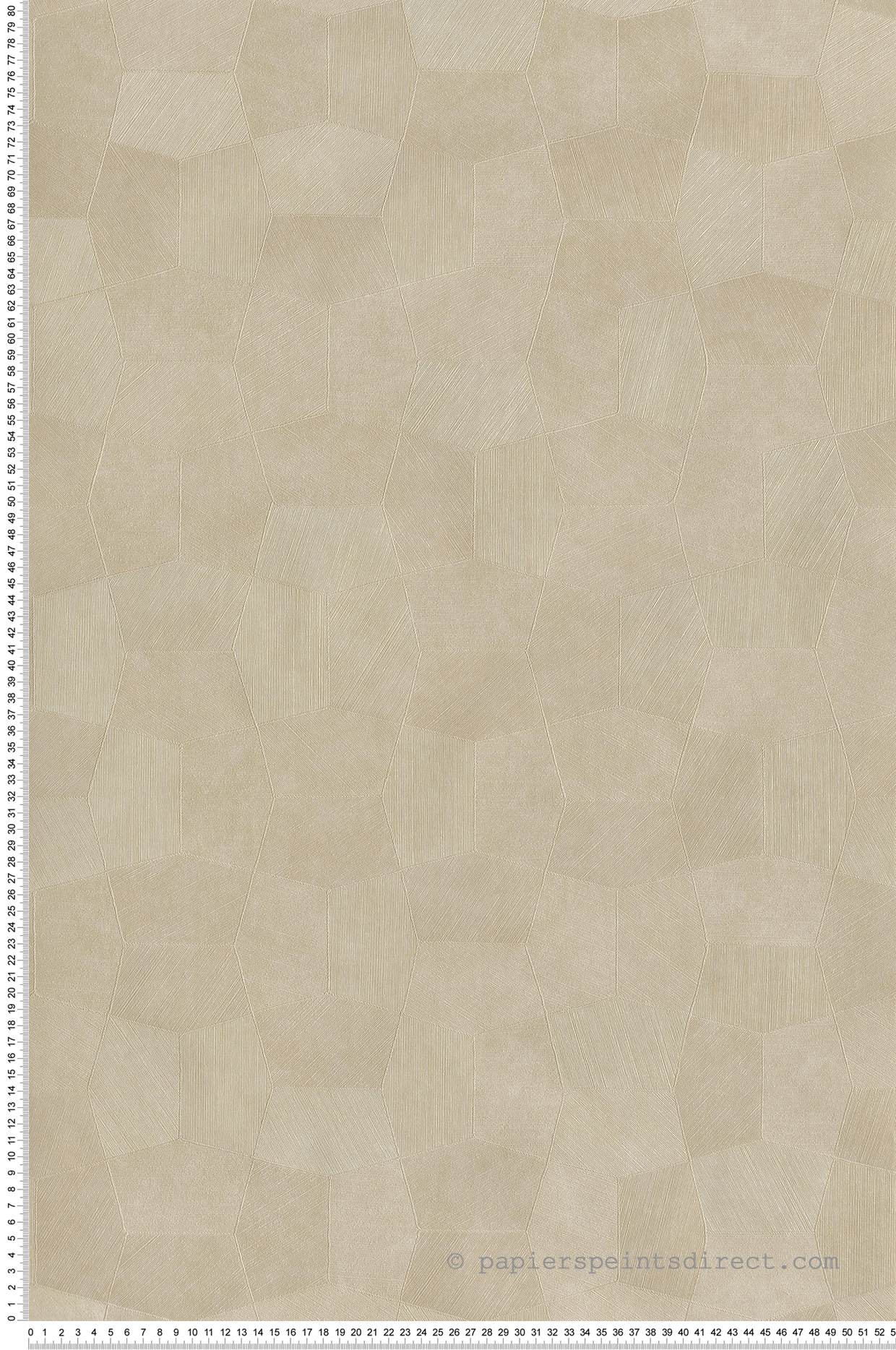 Papier peint Facettes Minérales Selene beige sable irisé - Solaris de Casadéco | Réf. SOLA201892518