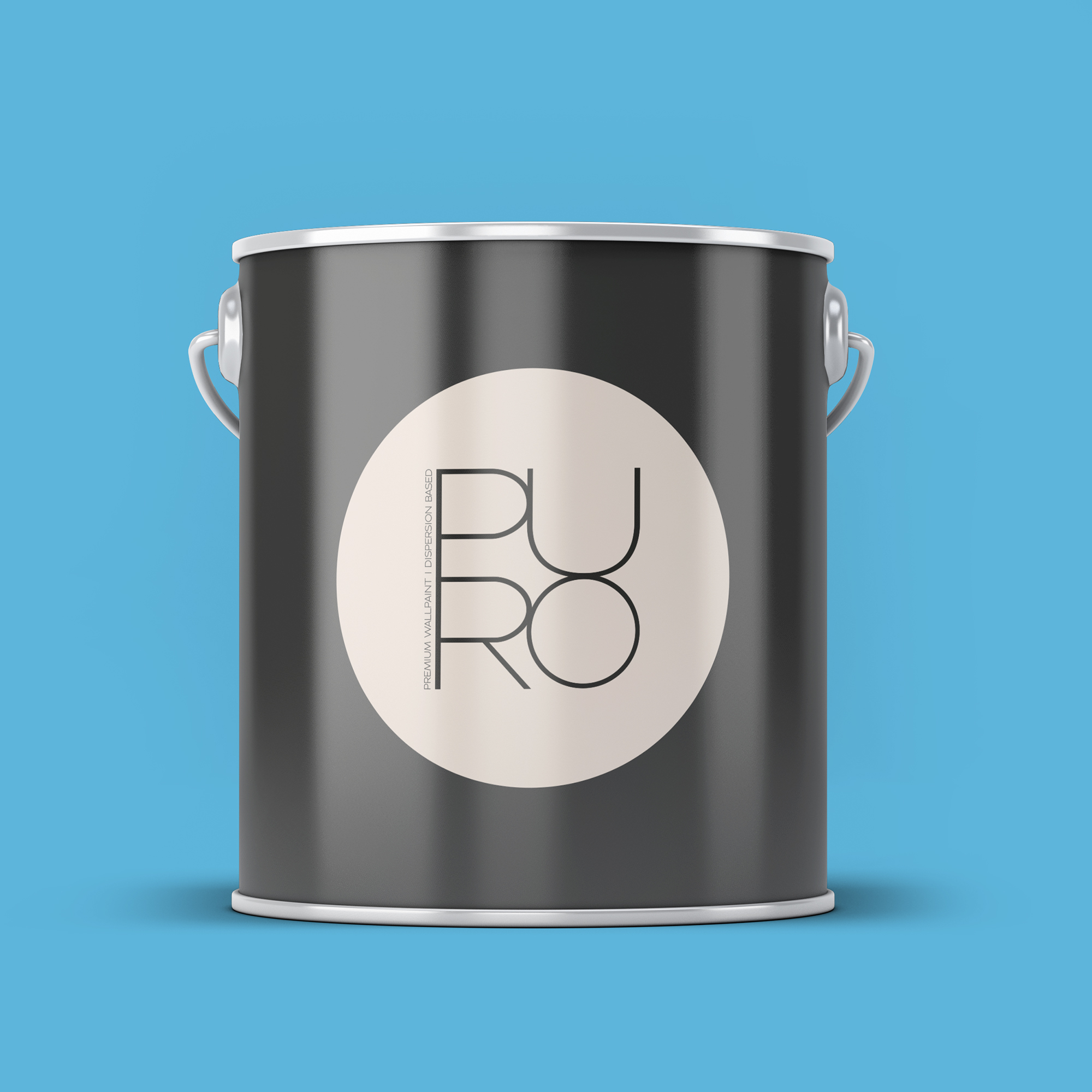 Image d'un pot de 5 litres de peinture Puro bleu ocean blue - c3002