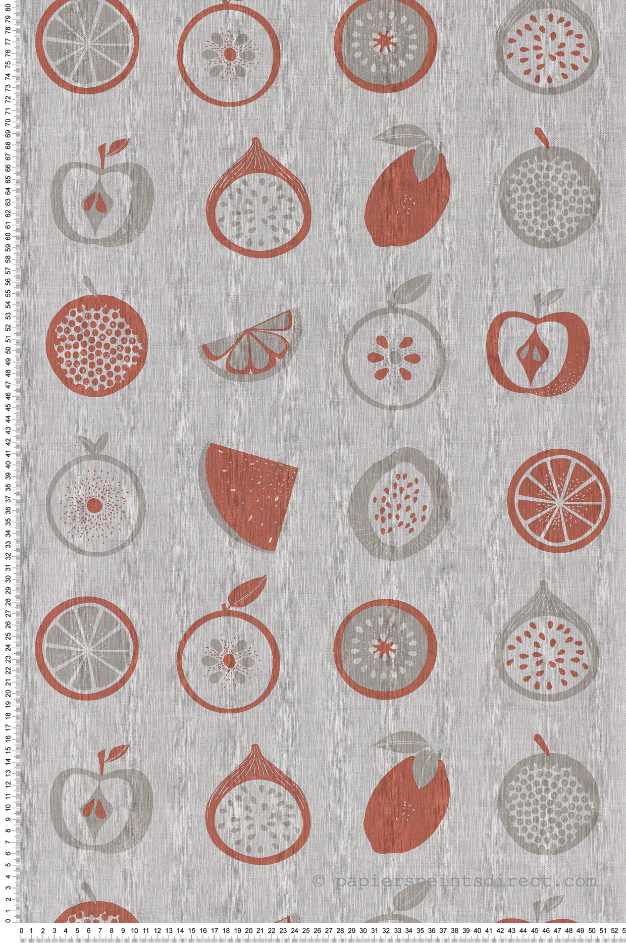 Papier peint cuisine Fruits Smoothie rouge - Au Bistrot d'Alice de Casélio | Réf. BIS100648010